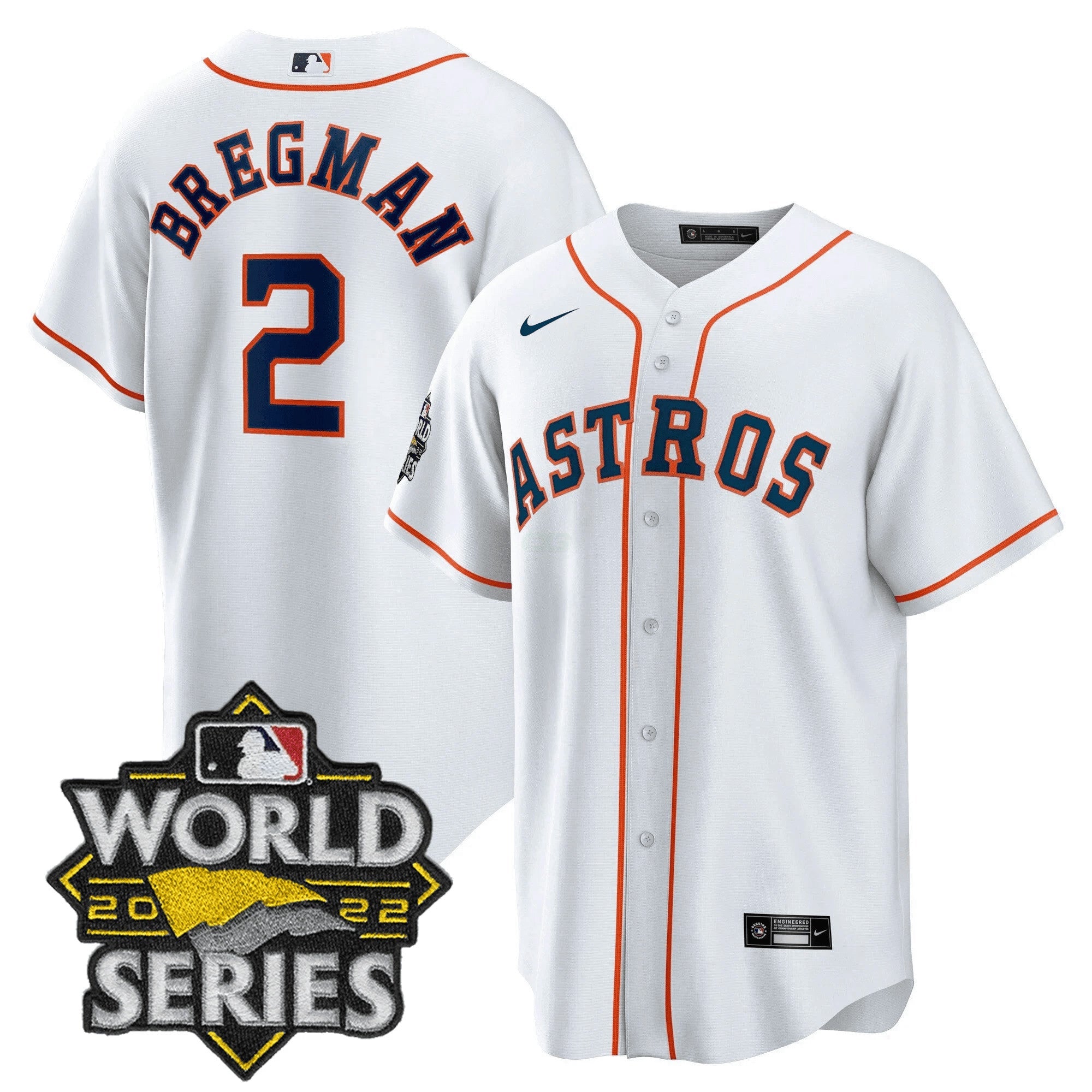 Camisa MLB Men’s Houston 2022 World Series Player Jersey