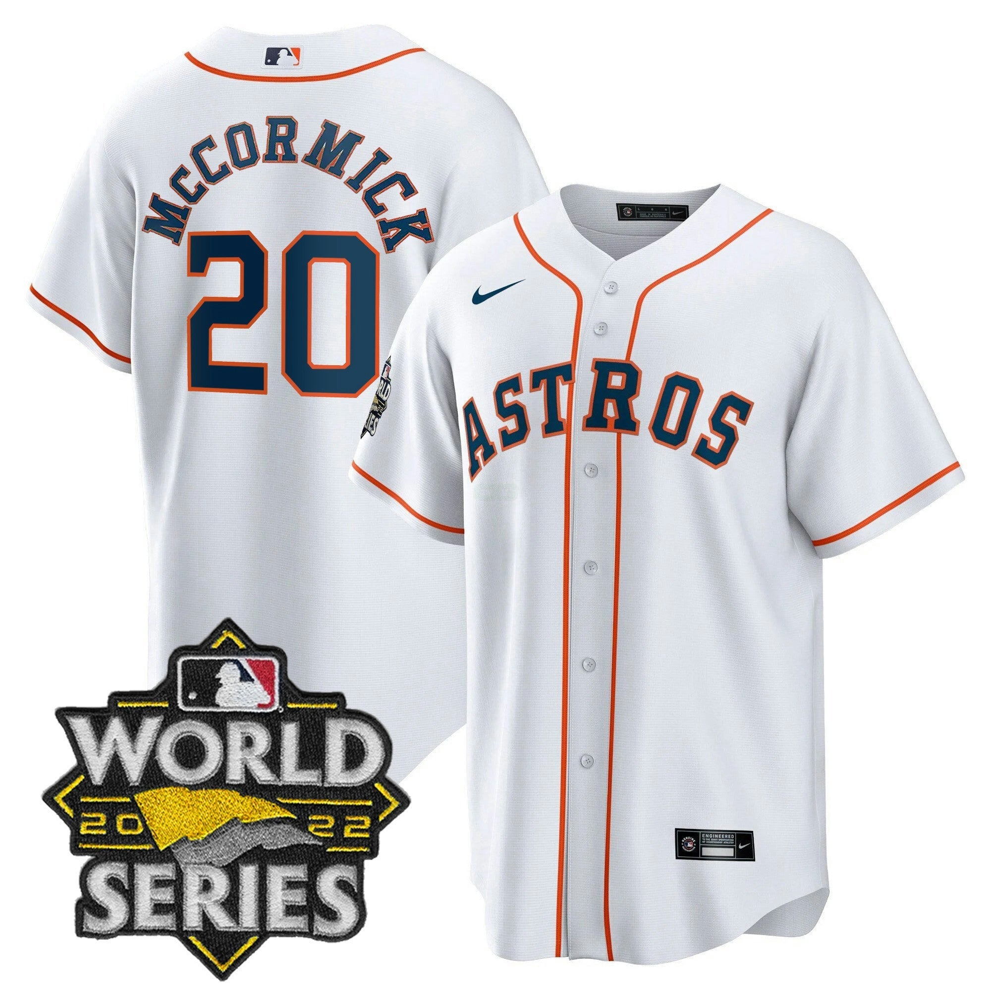 Camisa MLB Men’s Houston 2022 World Series Player Jersey