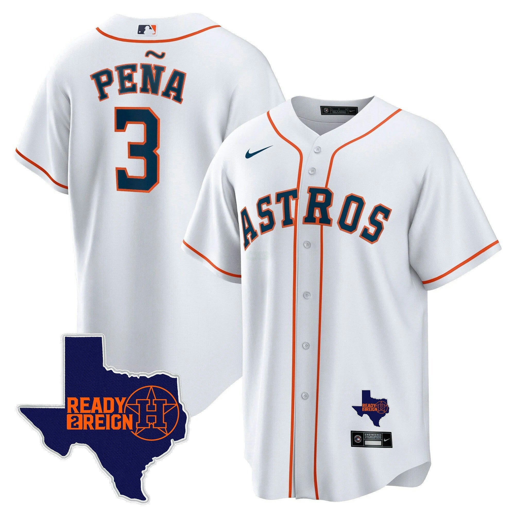 Camisa MLB Men’s Houston 2024 Ready 2 Reign Cool Base Jersey