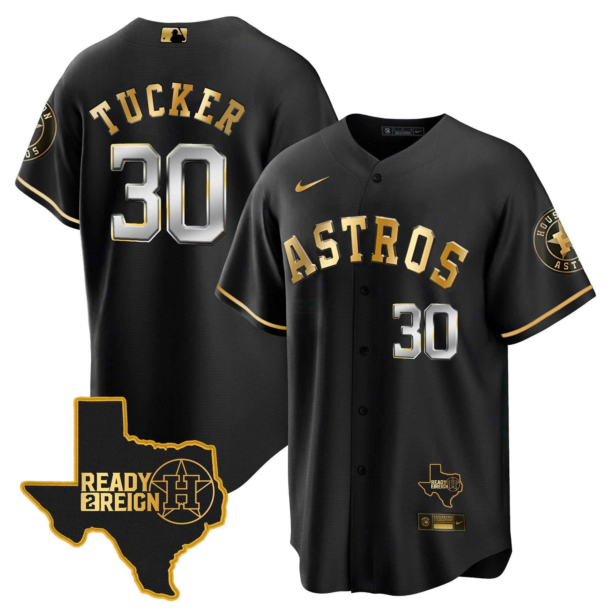 Camisa MLB Men’s Houston 2024 Ready 2 Reign Cool Base Jersey