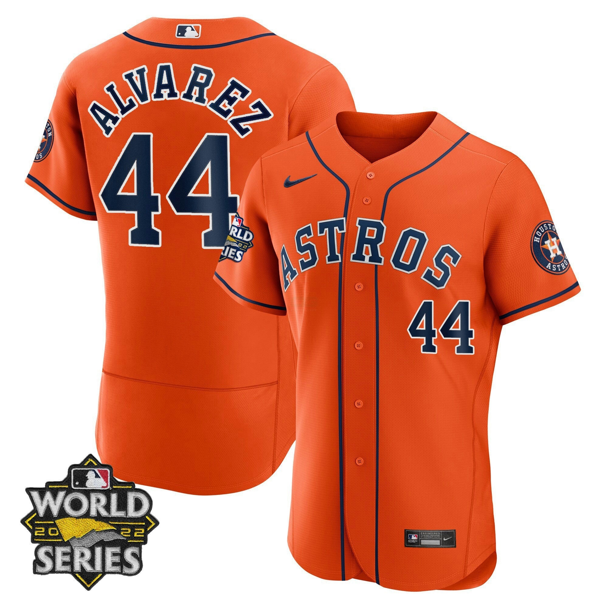 Camisa MLB Men’s Houston Alternativa 2022 World Series Player Jersey