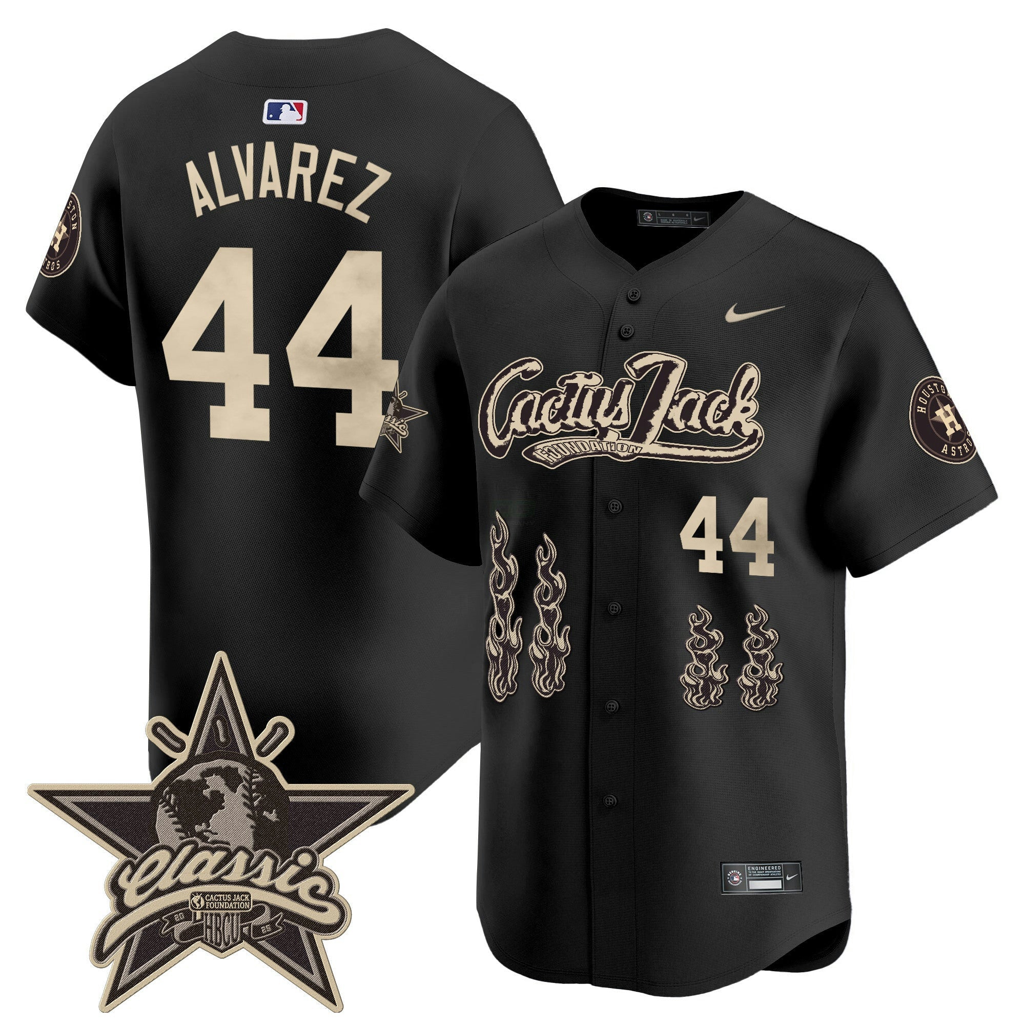 Camisa MLB Men’s Houston Cactus Jack 2025 Vapor Premier Limited Jersey
