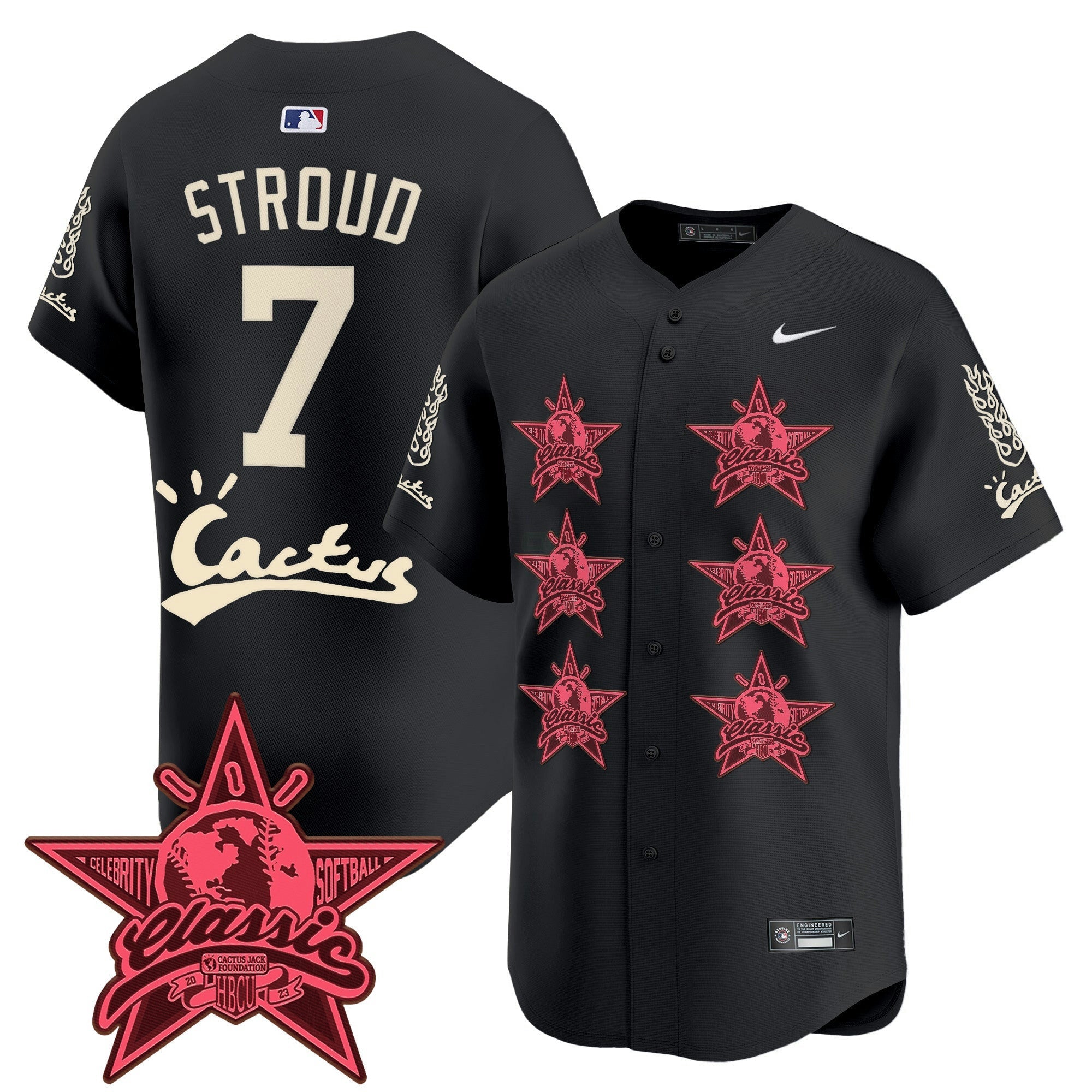 Camisa MLB Men’s Houston Cactus Jack 2025 Vapor Premier Limited Jersey V2