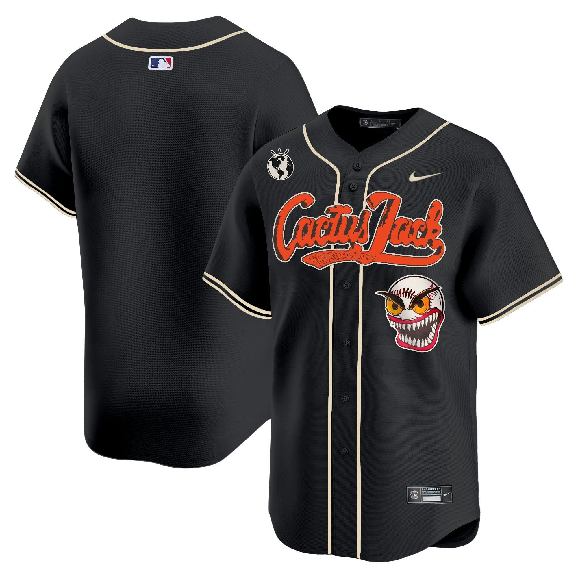 Camisa MLB Men’s Houston Cactus Jack Vapor Premier Limited Jersey – Stitched