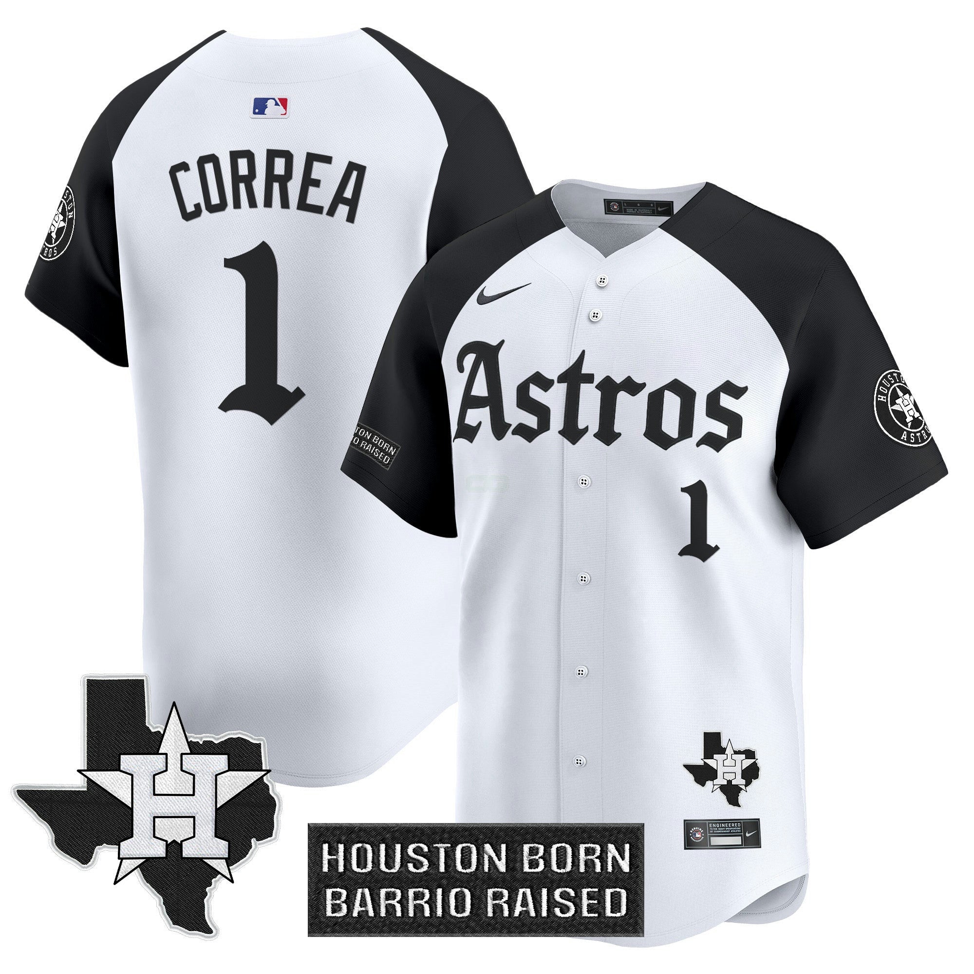 Camisa MLB Men’s Houston ‘Gothic Edition’ Vapor Premier Limited Jersey