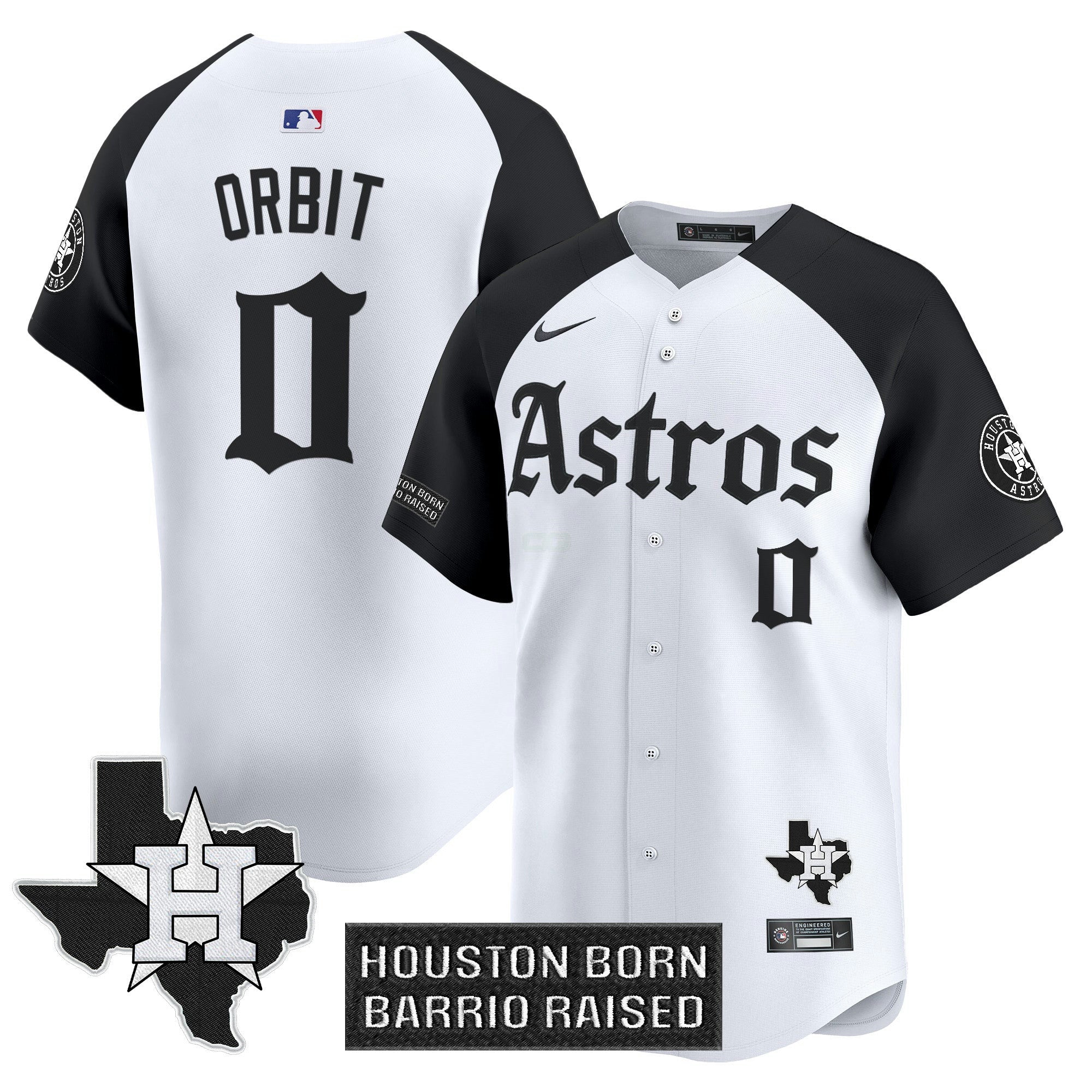 Camisa MLB Men’s Houston ‘Gothic Edition’ Vapor Premier Limited Jersey