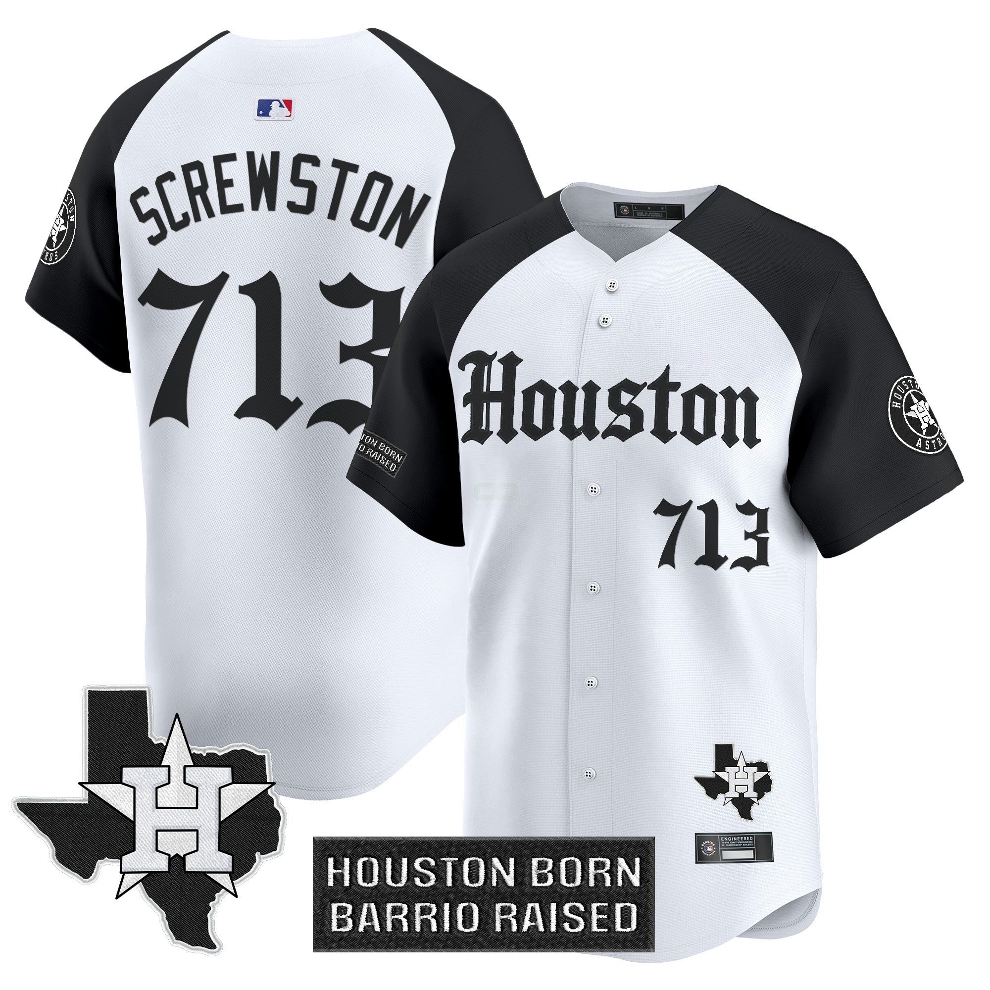 Camisa MLB Men’s Houston ‘Gothic Edition’ Vapor Premier Limited Jersey V2