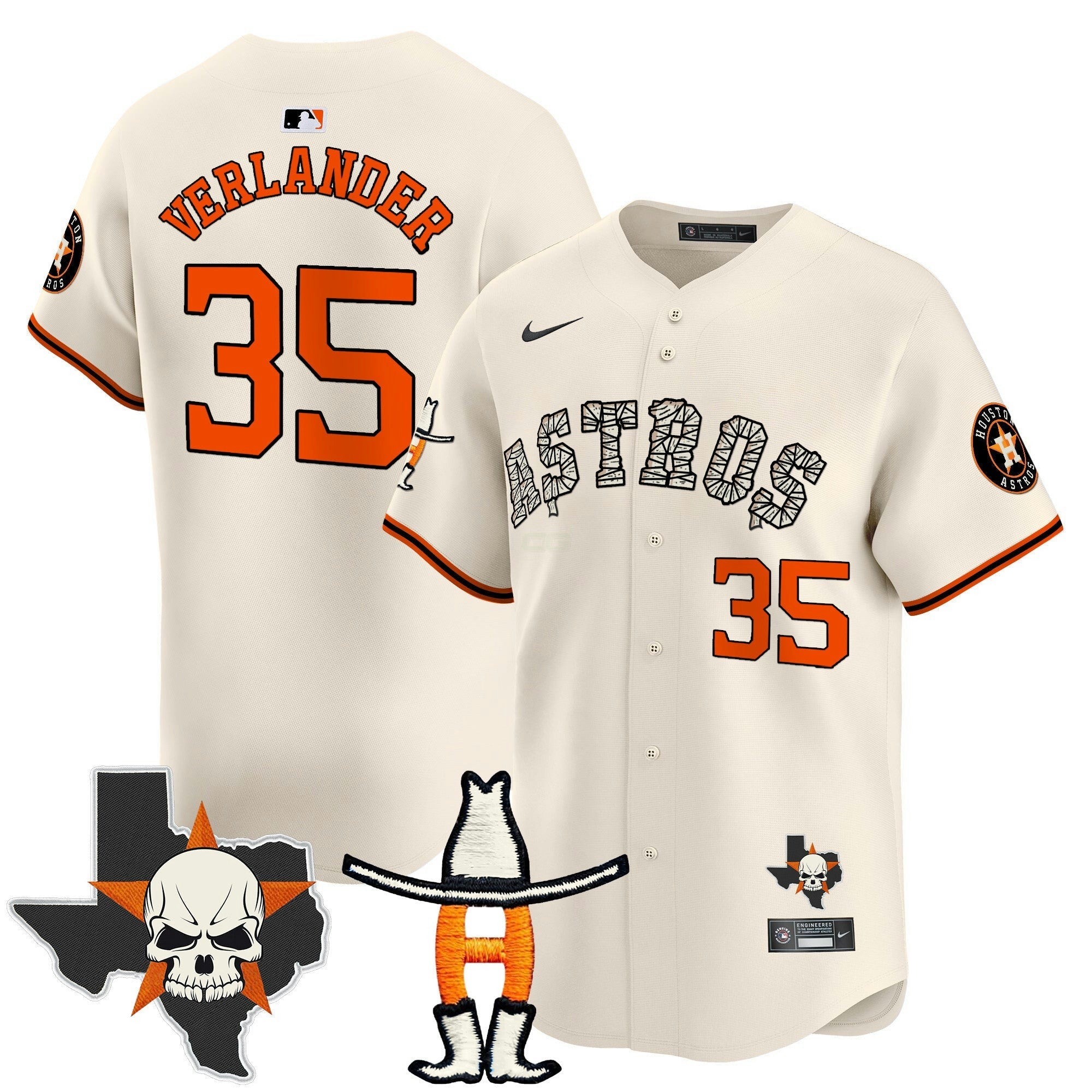 Camisa MLB Men’s Houston Halloween Vapor Premier Limited Jersey