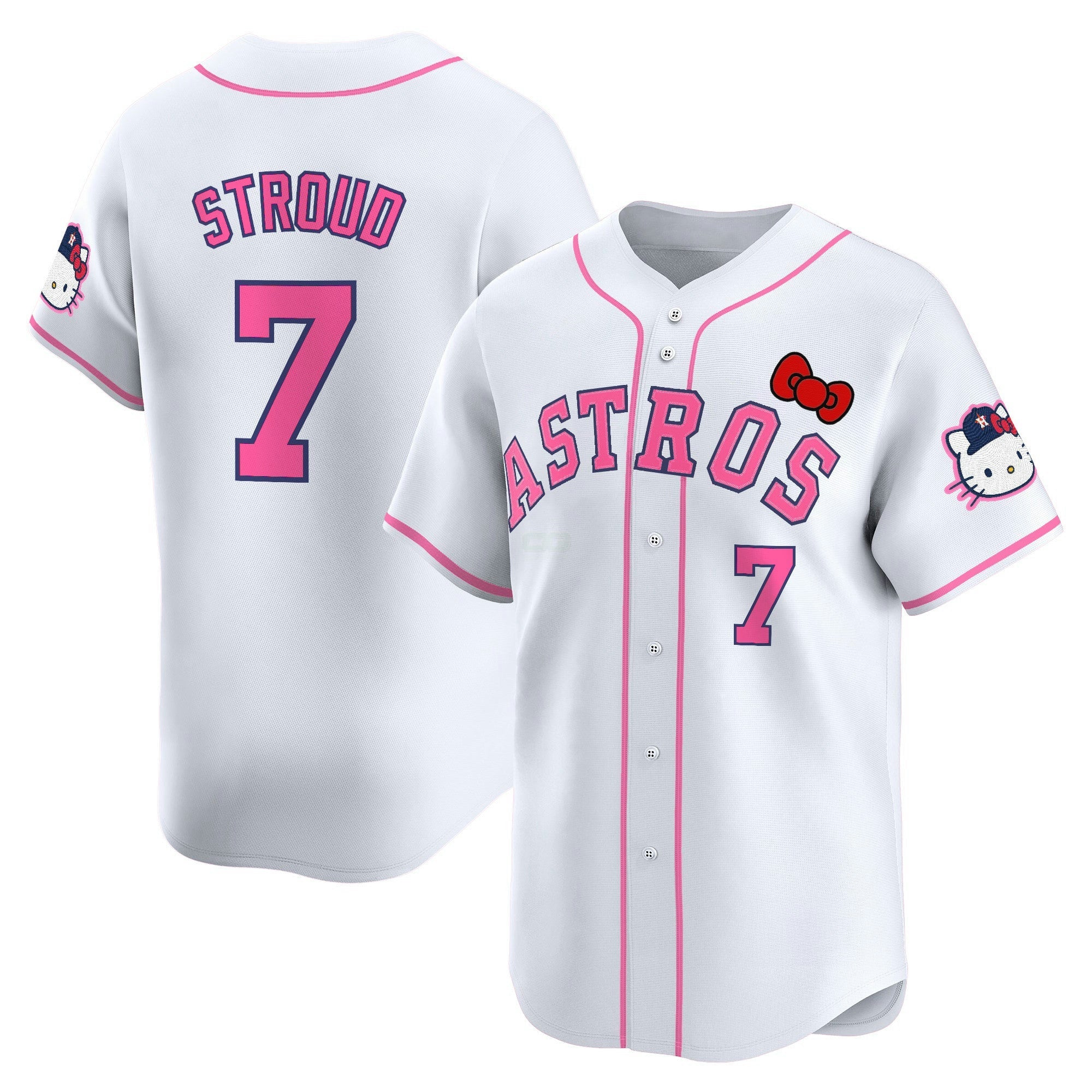 Camisa MLB Men’s Houston Hello Kitty Vapor Premier Limited Jersey V2