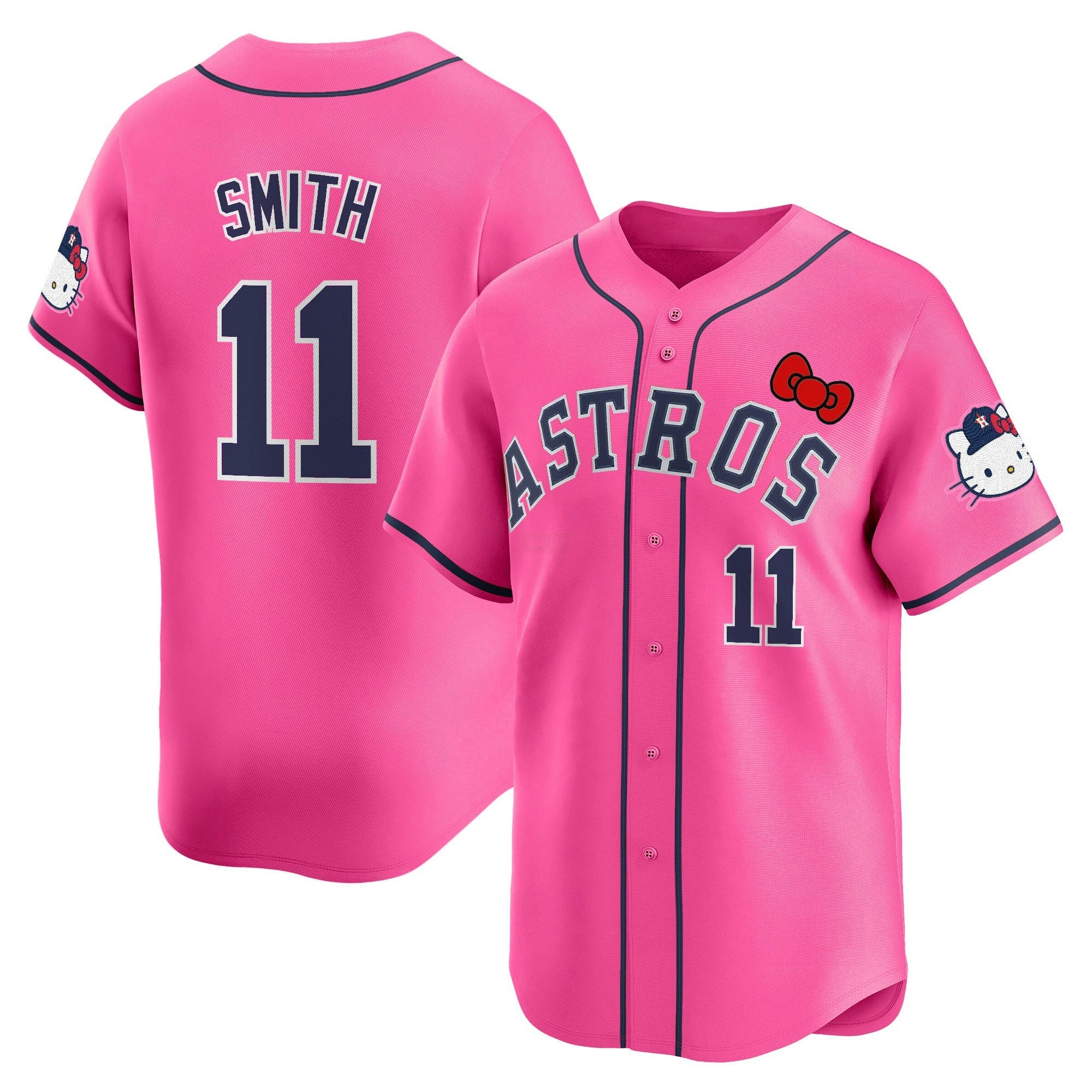 Camisa MLB Men’s Houston Hello Kitty Vapor Premier Limited Jersey V2