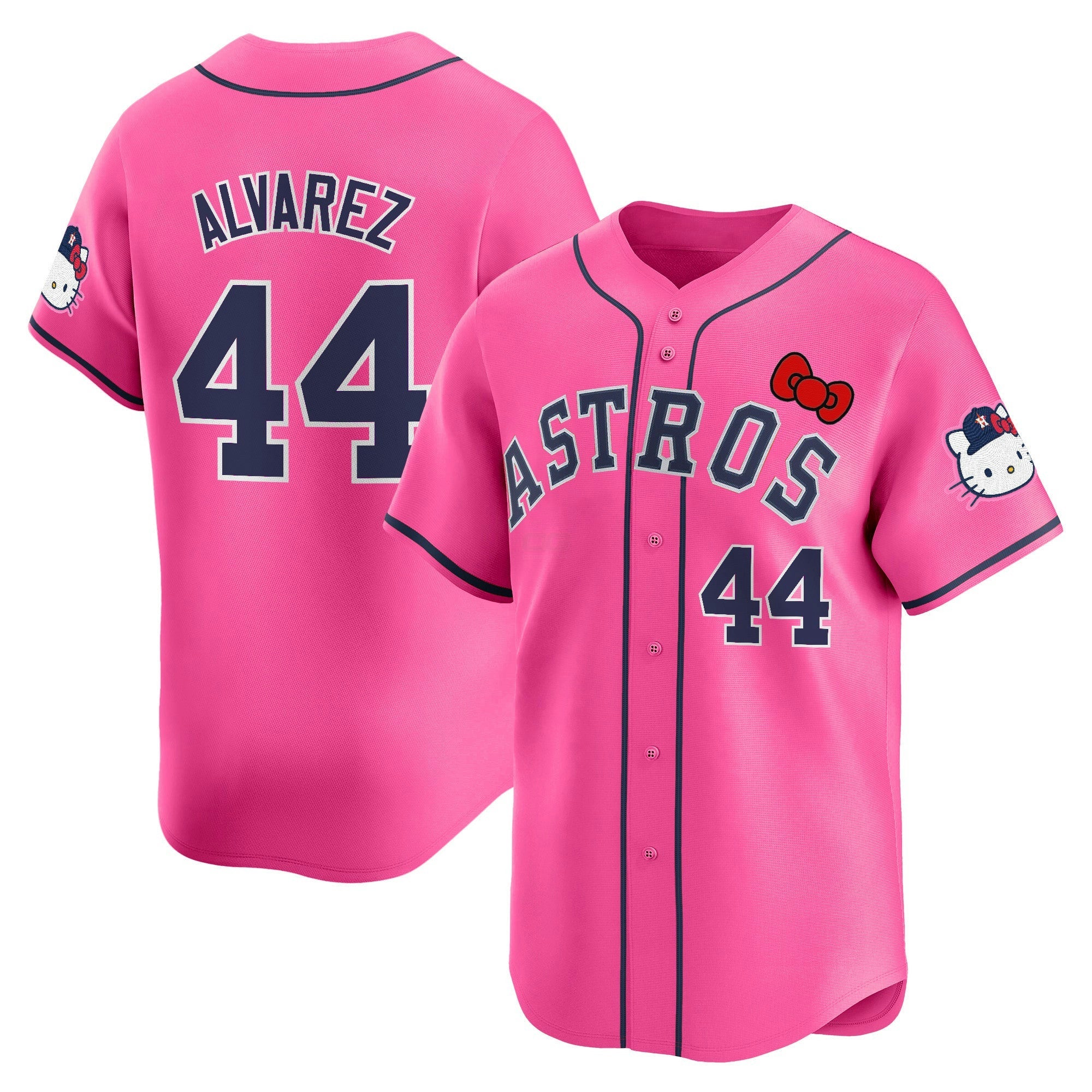 Camisa MLB Men’s Houston Hello Kitty Vapor Premier Limited Jersey V2