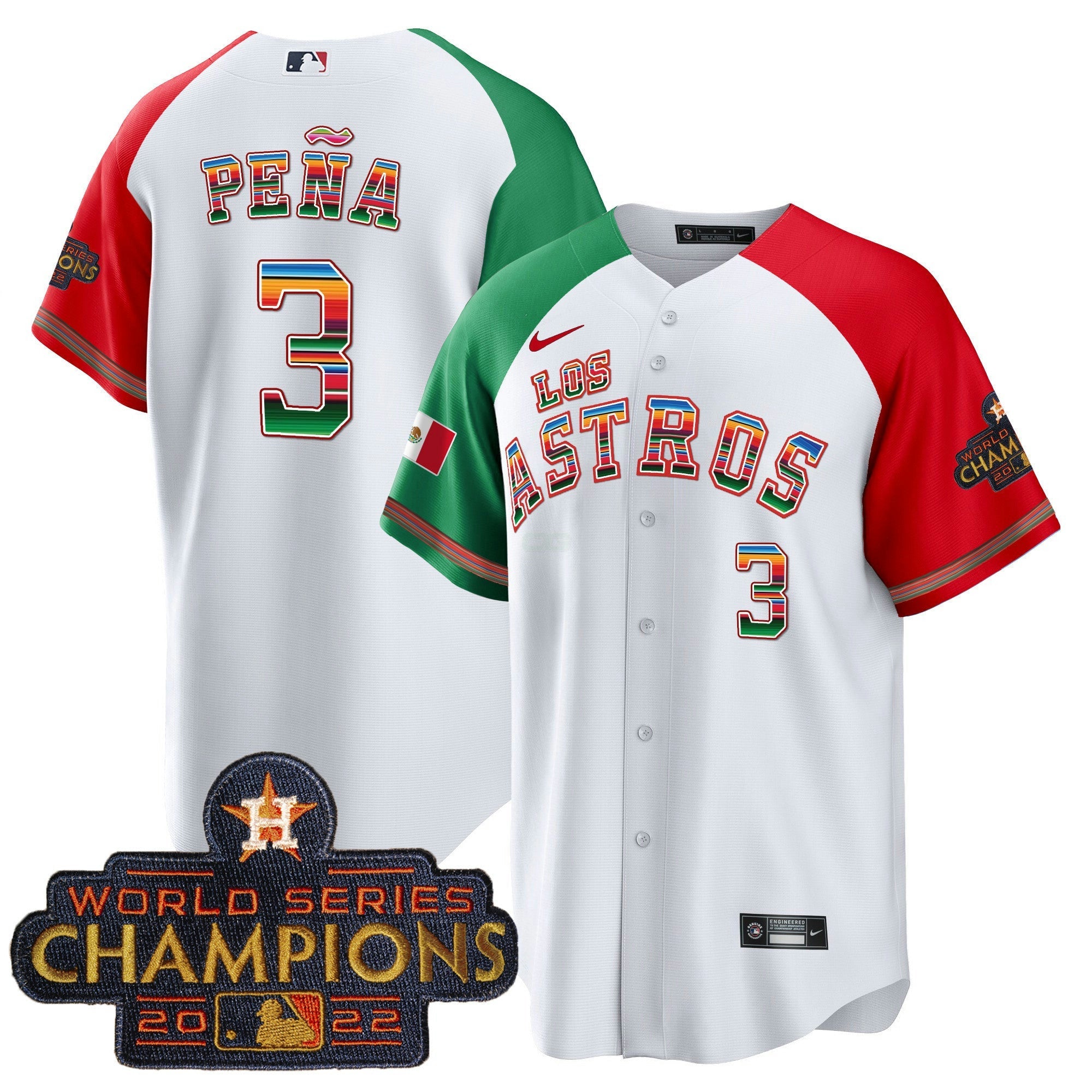 Camisa MLB Men’s Houston Los Mexico Jersey