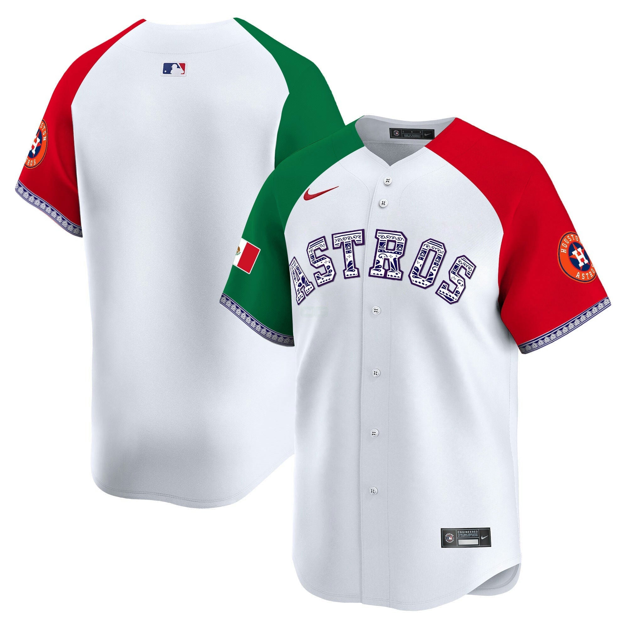 Camisa MLB Men’s Houston Mexico Vapor Premier Limited Jersey V2