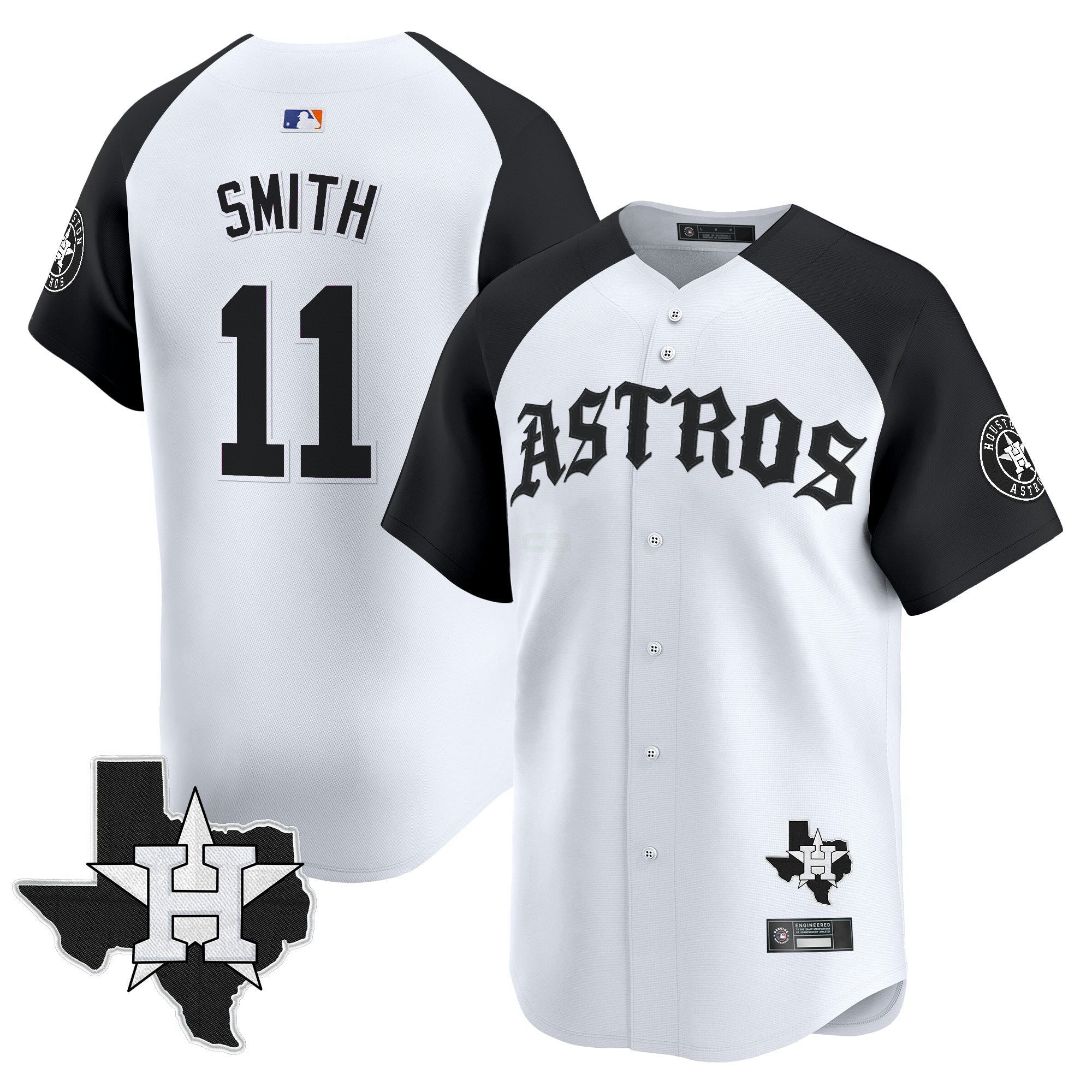Camisa MLB Men’s Houston ‘Old English Edition’ Vapor Premier Limited Jersey