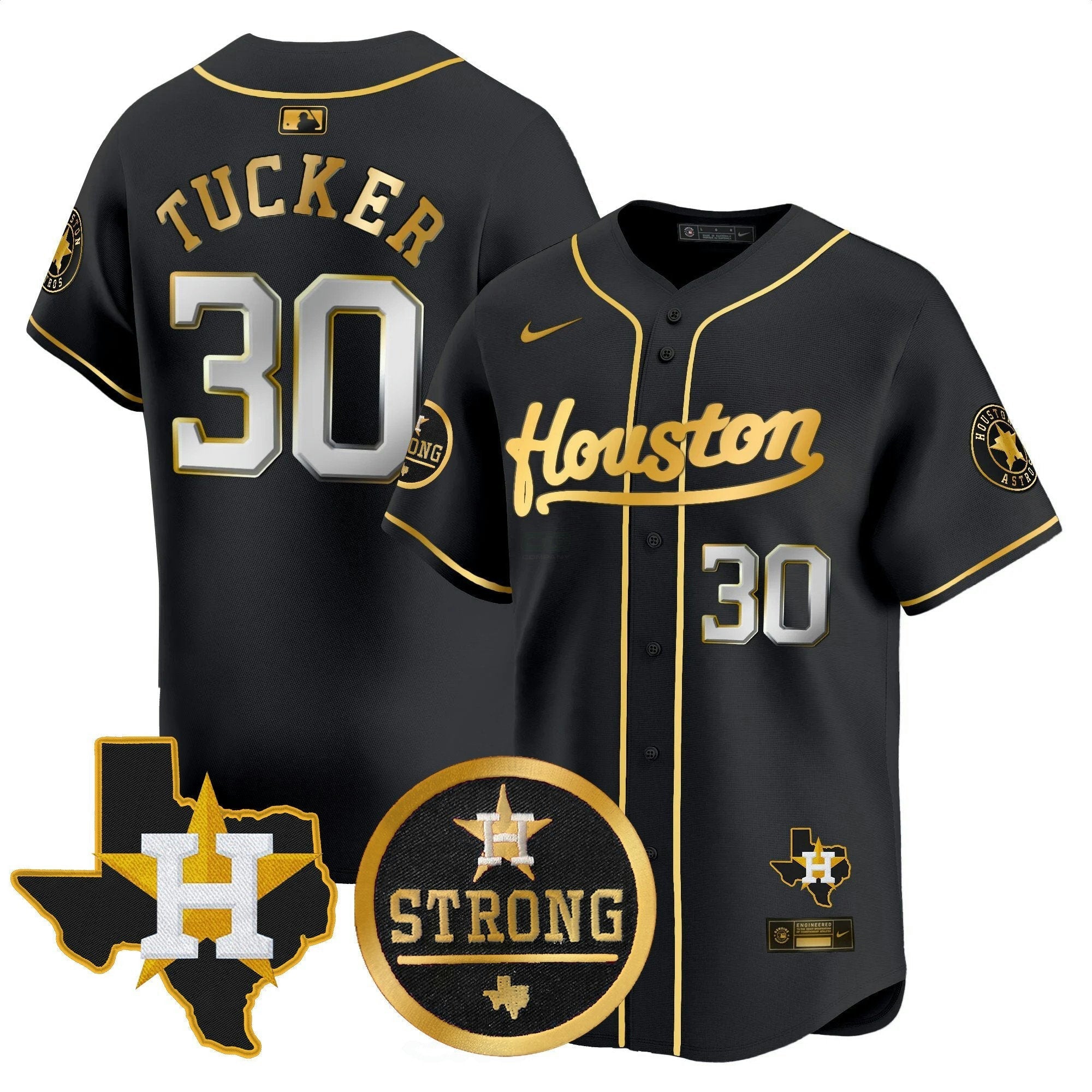 Camisa MLB Men’s “Houston Strong” Patch Vapor Premier Limited Jersey