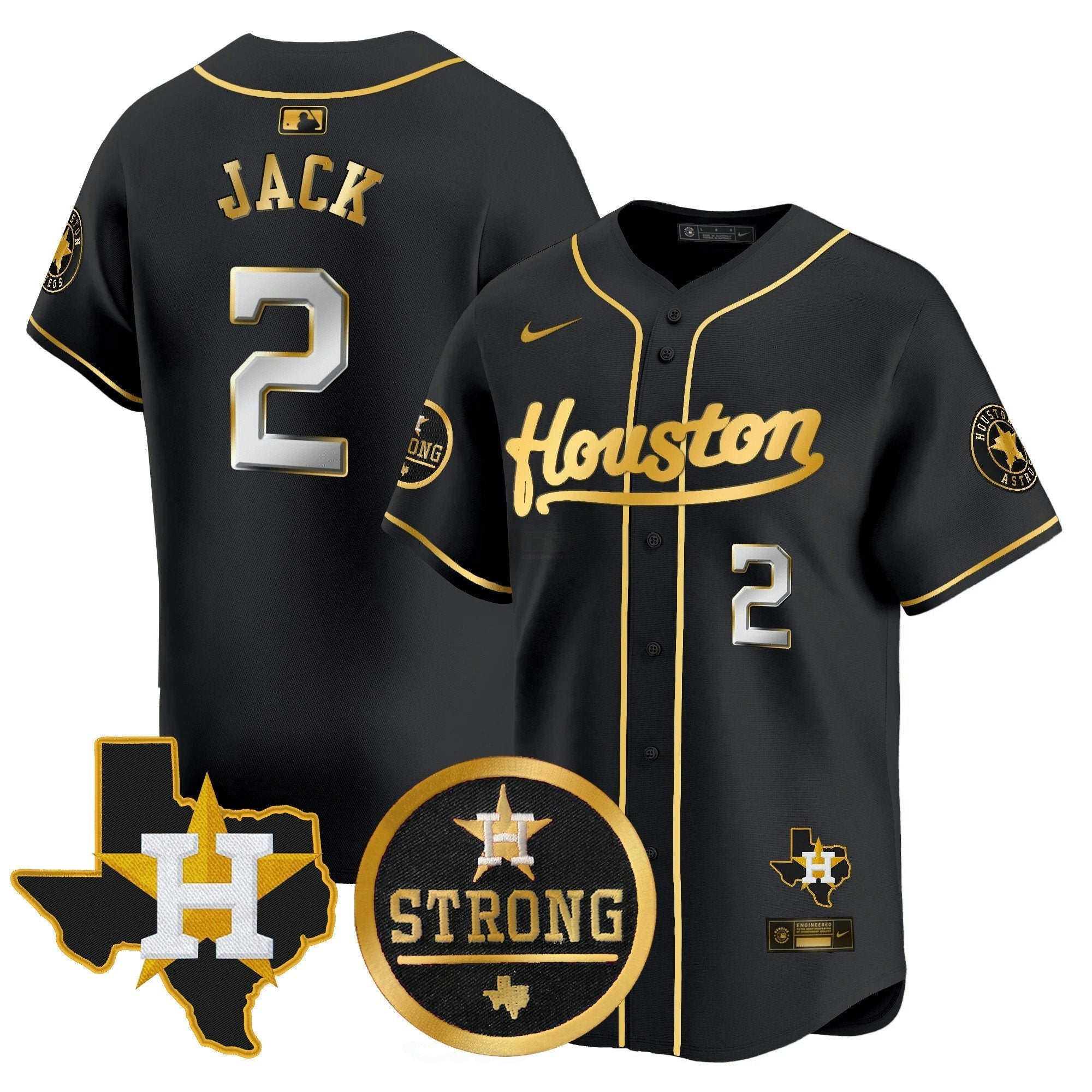 Camisa MLB Men’s “Houston Strong” Patch Vapor Premier Limited Jersey