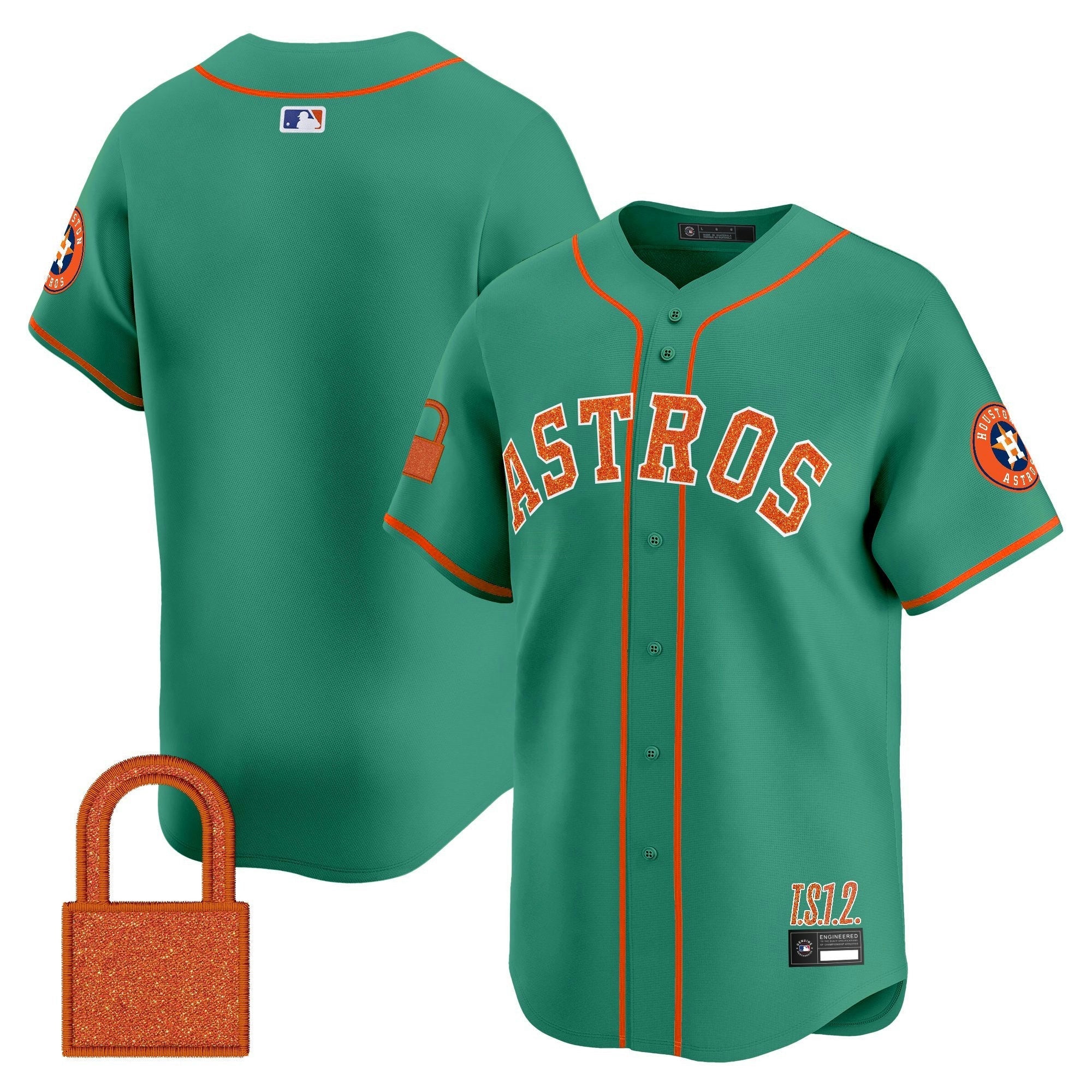 Camisa MLB Men’s Houston ‘Taylor Swift – TS12 – The Life of a Showgirl’ Vapor Premier Limited Jersey