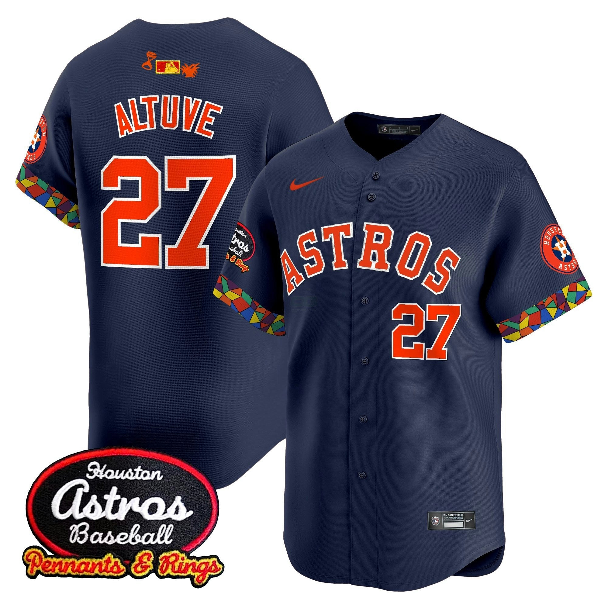 Camisa MLB Men’s Houston x El Tiempo Cantina Vapor Premier Limited Jersey