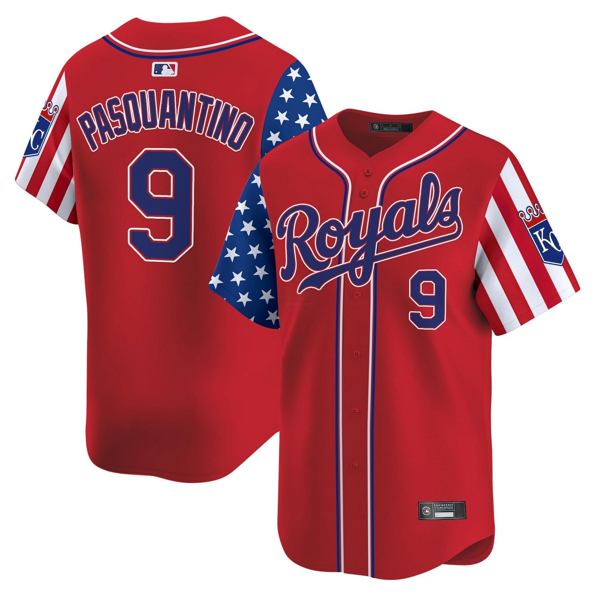 Camisa MLB Men’s Kansas City 2025 Independence Day Vapor Premier Limited Jersey