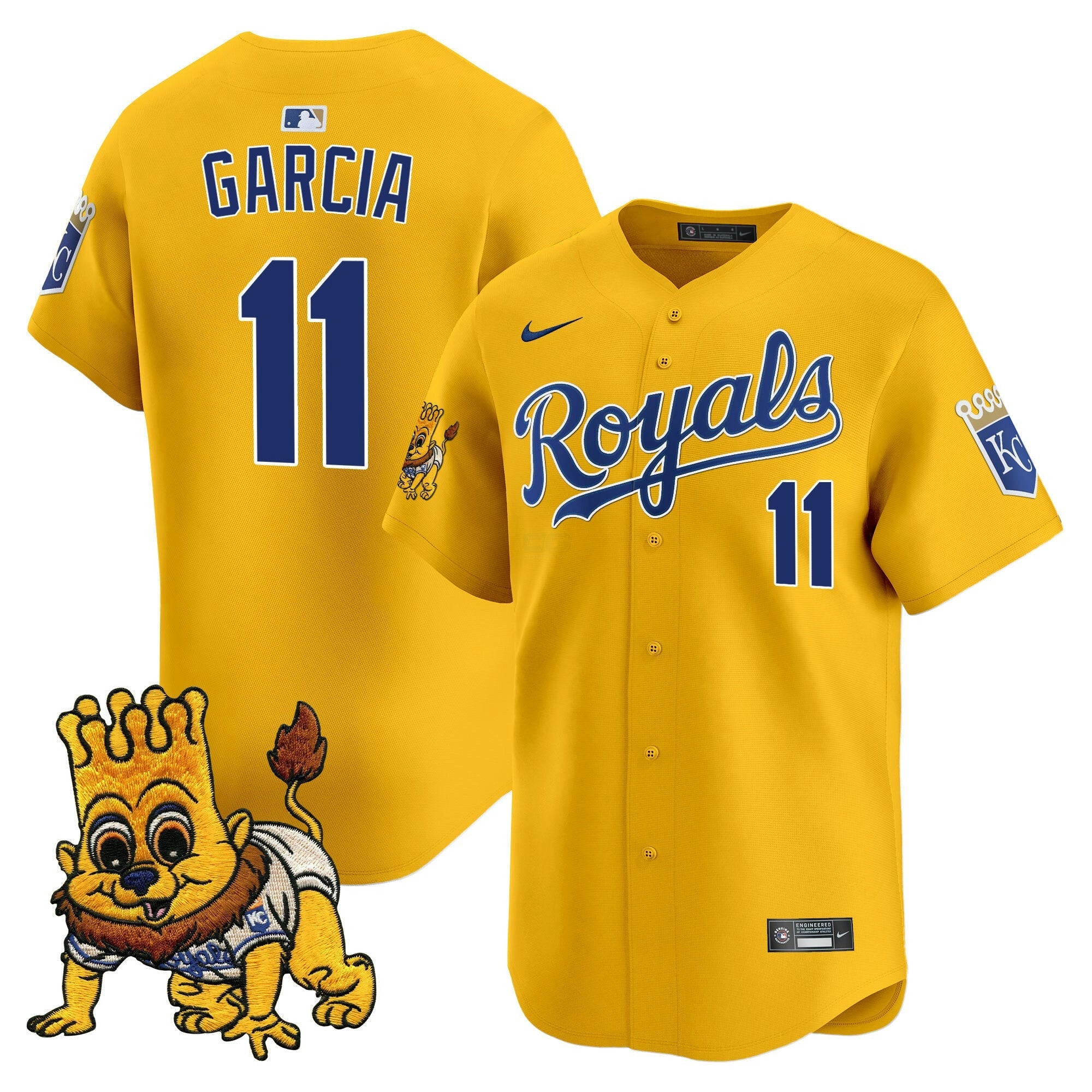 Camisa MLB Men’s Kansas City Sluggerrr Patch Vapor Premier Limited Jersey