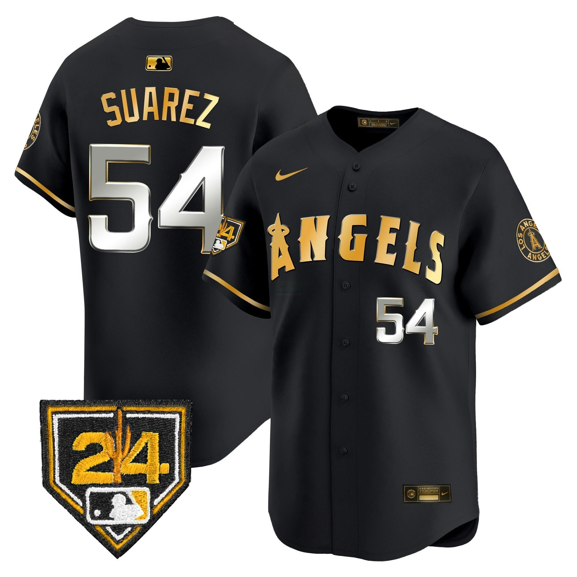 Camisa MLB Men’s Los Angeles 2024 Spring Training Patch Vapor Premier Limited Jersey