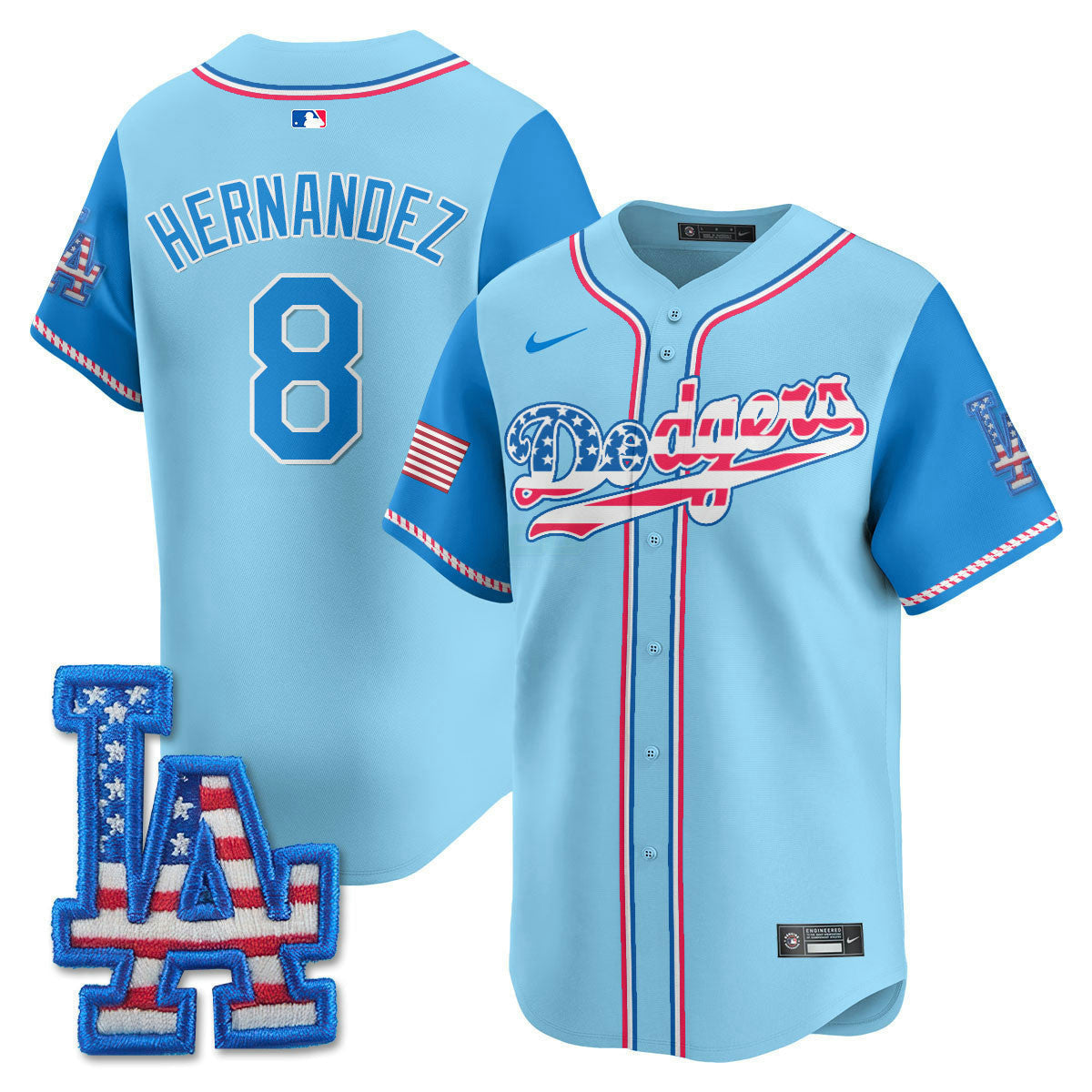 Camisa MLB Men’s Los Angeles 2025 Fourth of July Vapor Premier Limited Jersey