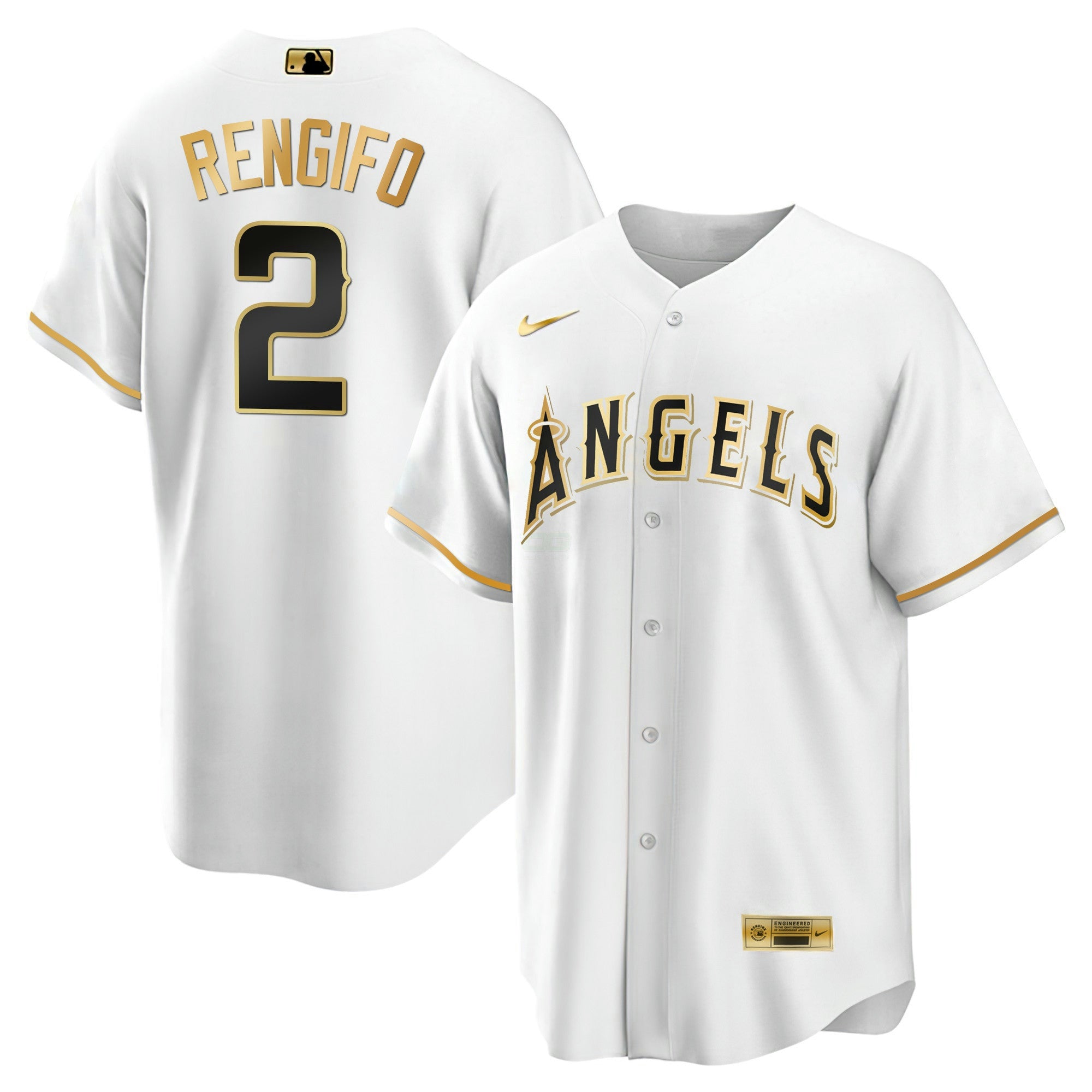 Camisa MLB Men’s Los Angeles Black Limited & Dourada Jersey