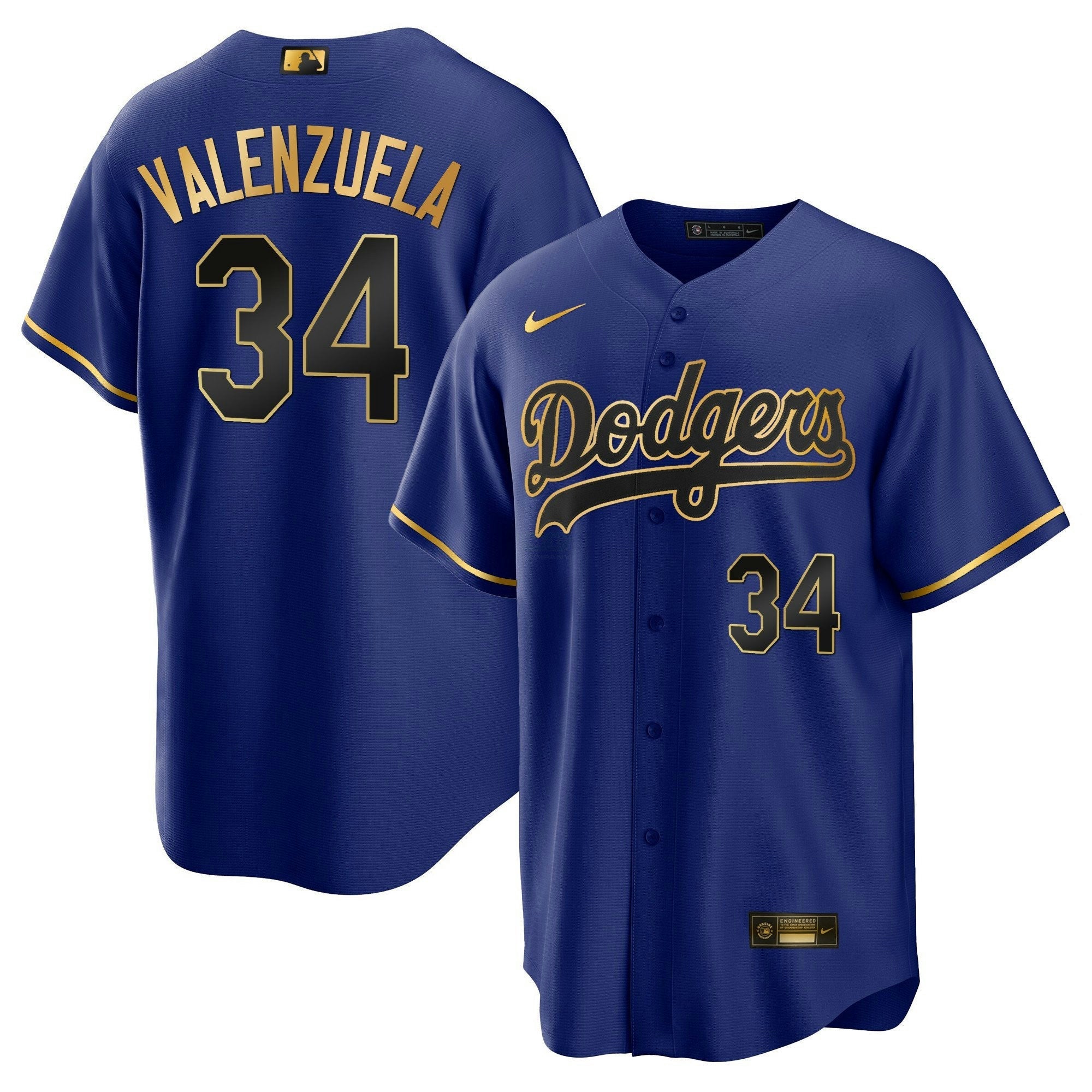 Camisa MLB Men’s Los Angeles Cool Base Dourada Jersey