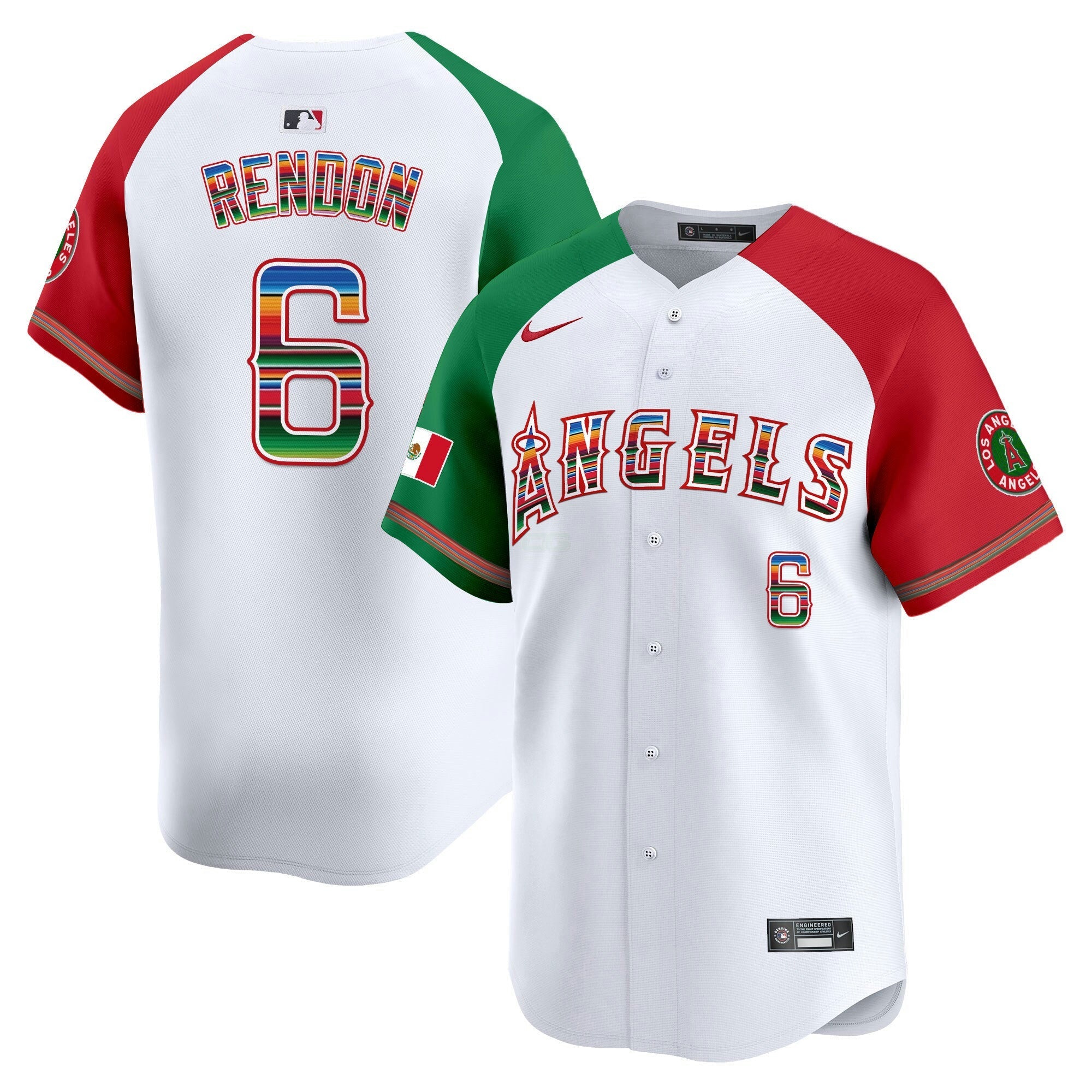 Camisa MLB Men’s Los Angeles Mexico Vapor Premier Limited Jersey