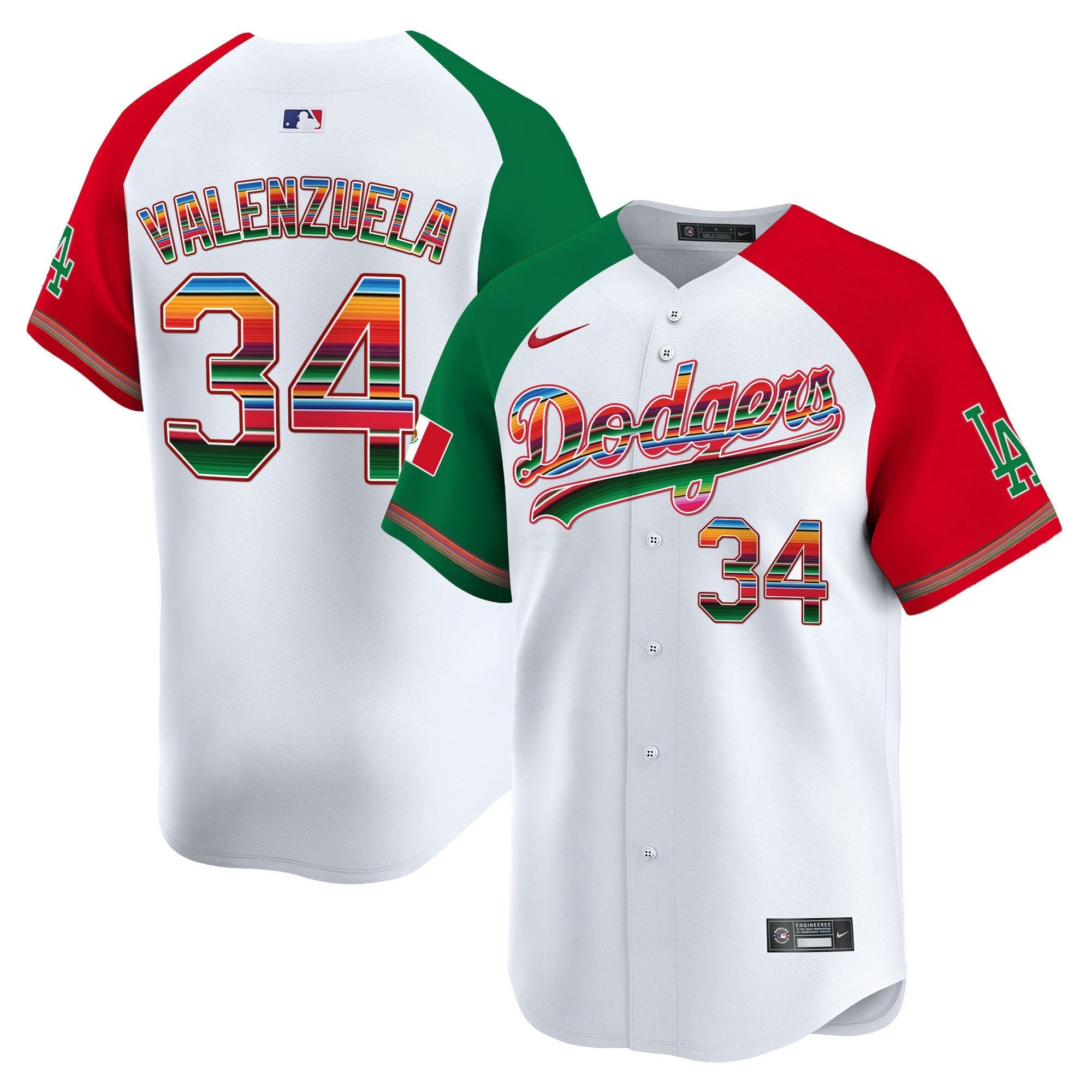 Camisa MLB Men’s Los Angeles Mexico Vapor Premier Limited Jersey