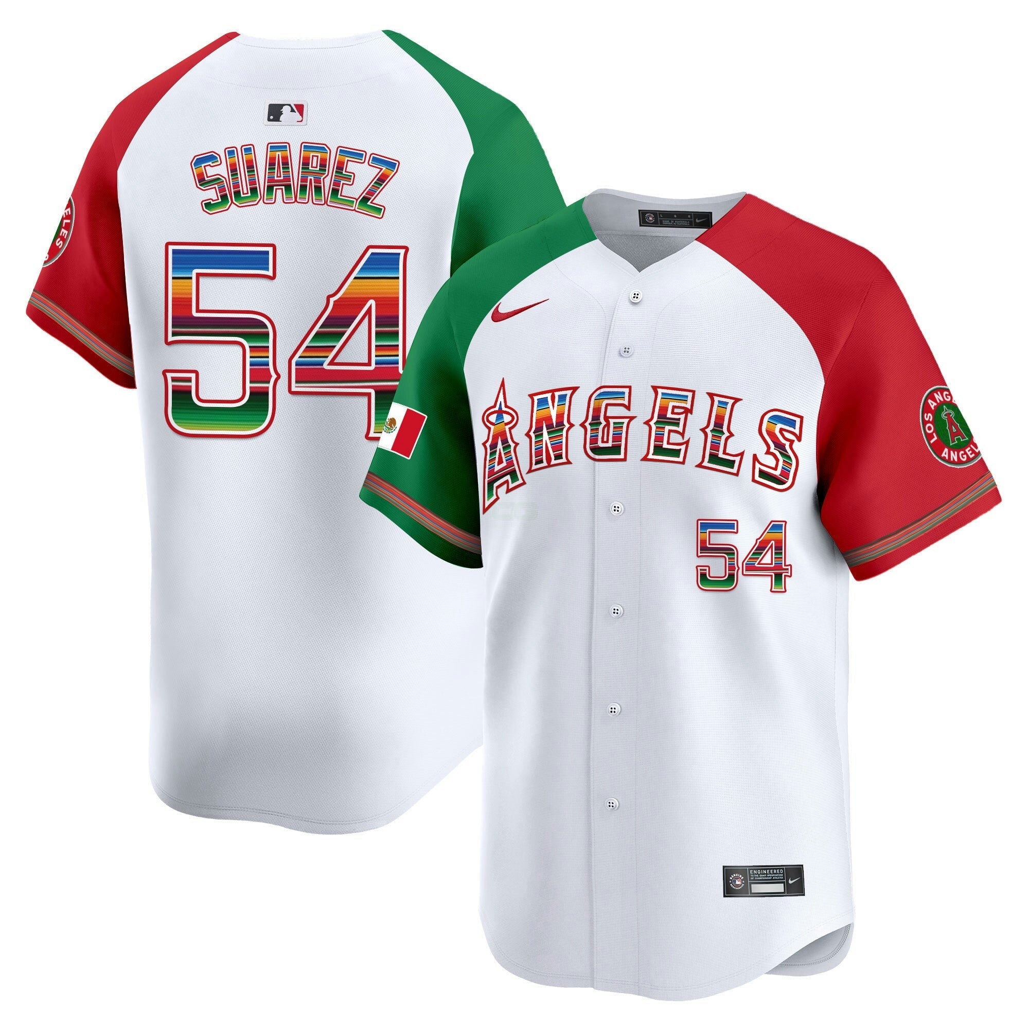 Camisa MLB Men’s Los Angeles Mexico Vapor Premier Limited Jersey