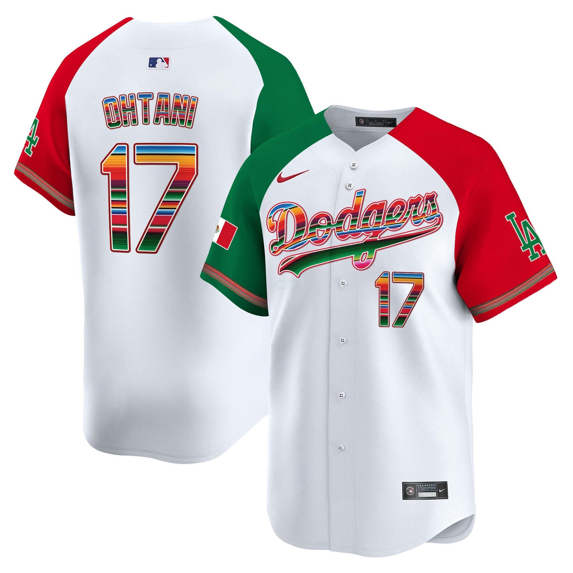 Camisa MLB Men’s Los Angeles Mexico Vapor Premier Limited Jersey