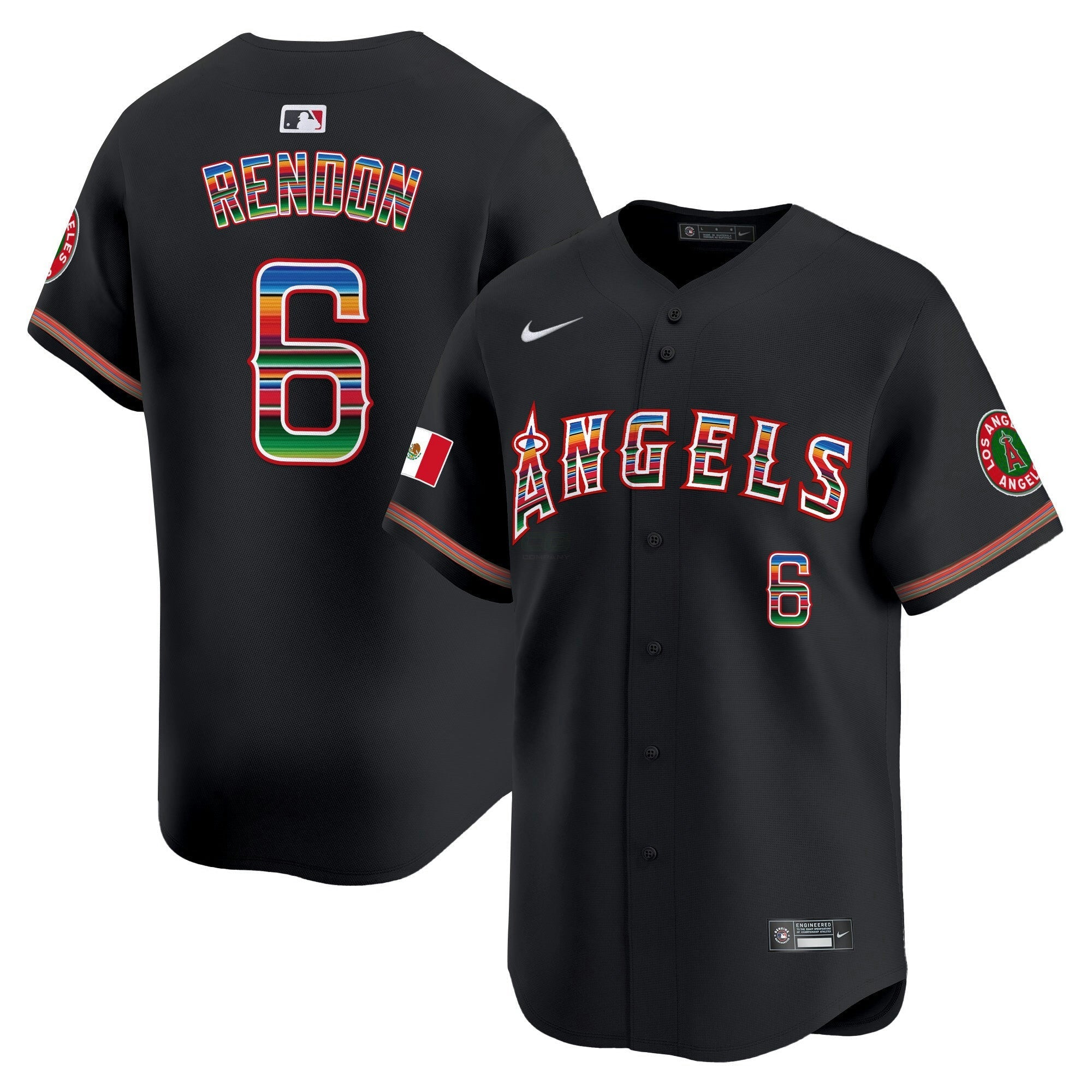 Camisa MLB Men’s Los Angeles Mexico Vapor Premier Limited Jersey
