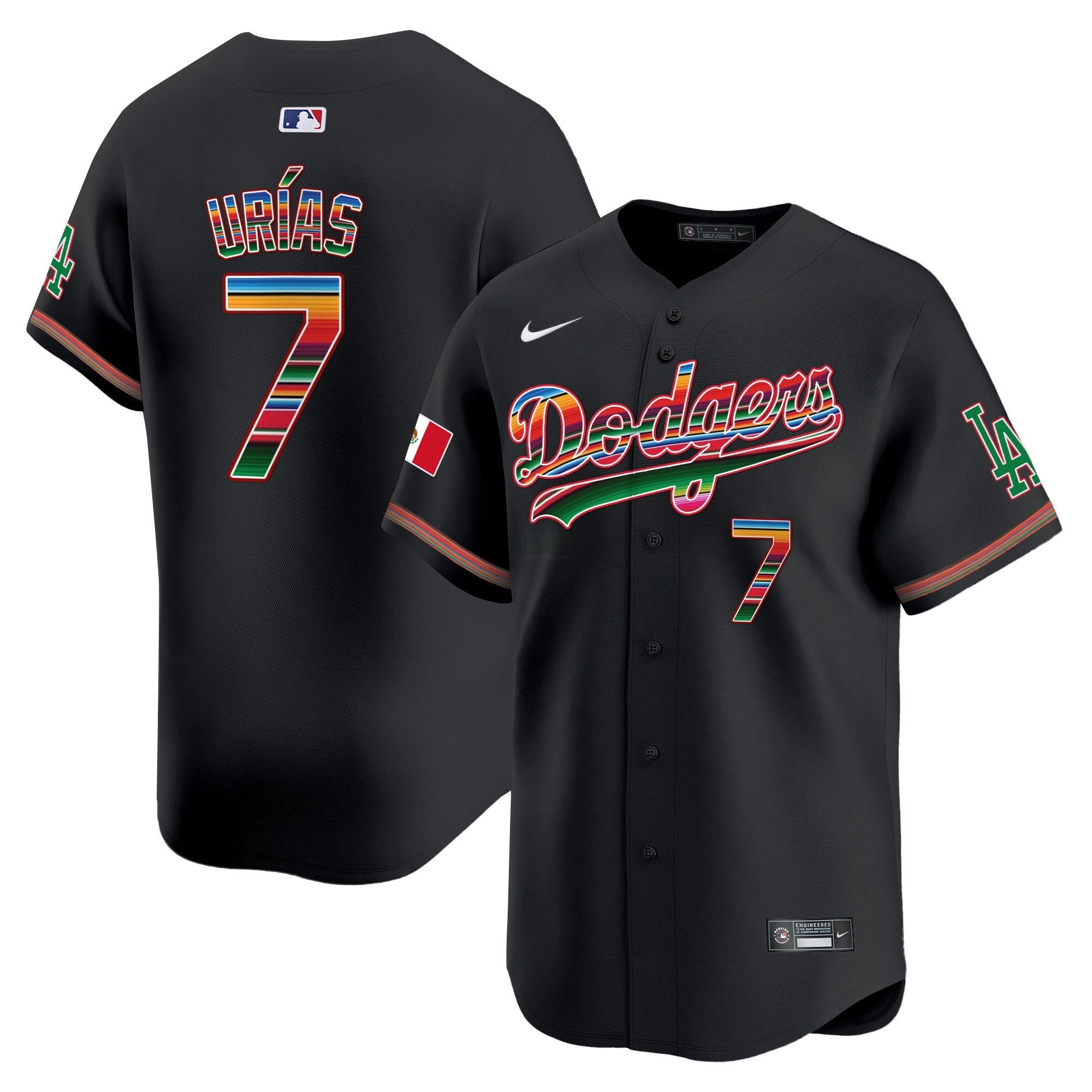 Camisa MLB Men’s Los Angeles Mexico Vapor Premier Limited Jersey