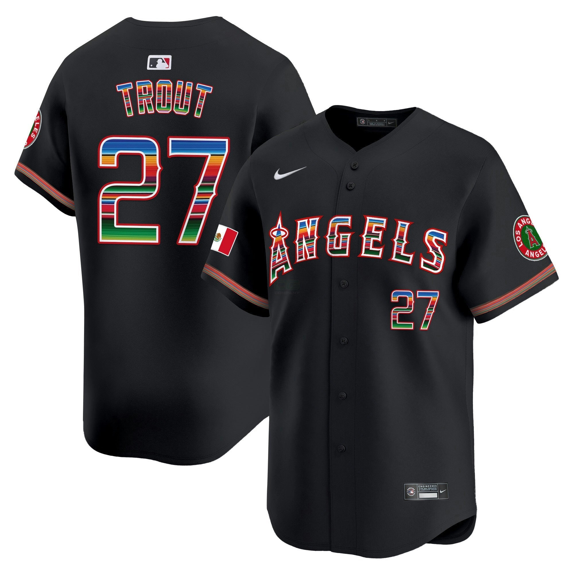 Camisa MLB Men’s Los Angeles Mexico Vapor Premier Limited Jersey