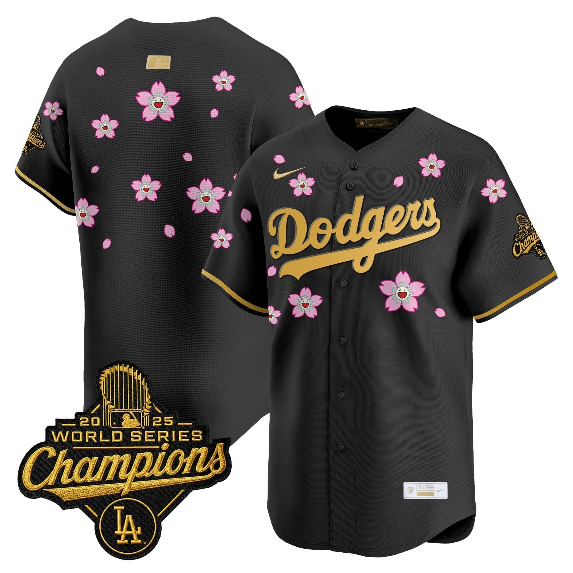 Camisa MLB Men’s Los Angeles “Tokyo Series x Gold Collection” Vapor Premier Limited Jersey