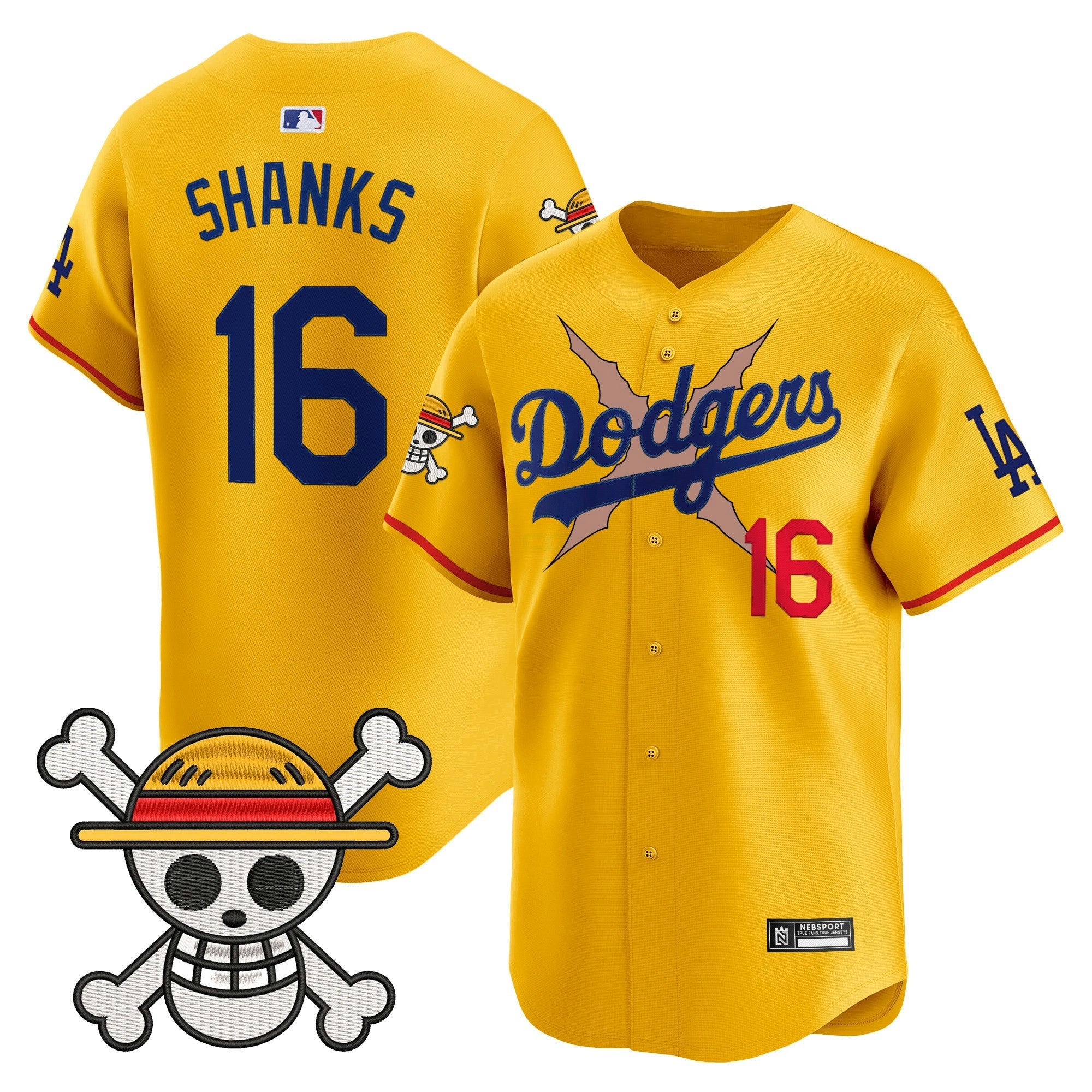 Camisa MLB Men’s Los Angeles x One Piece 2025 Vapor Premier Limited Jersey – Stitched
