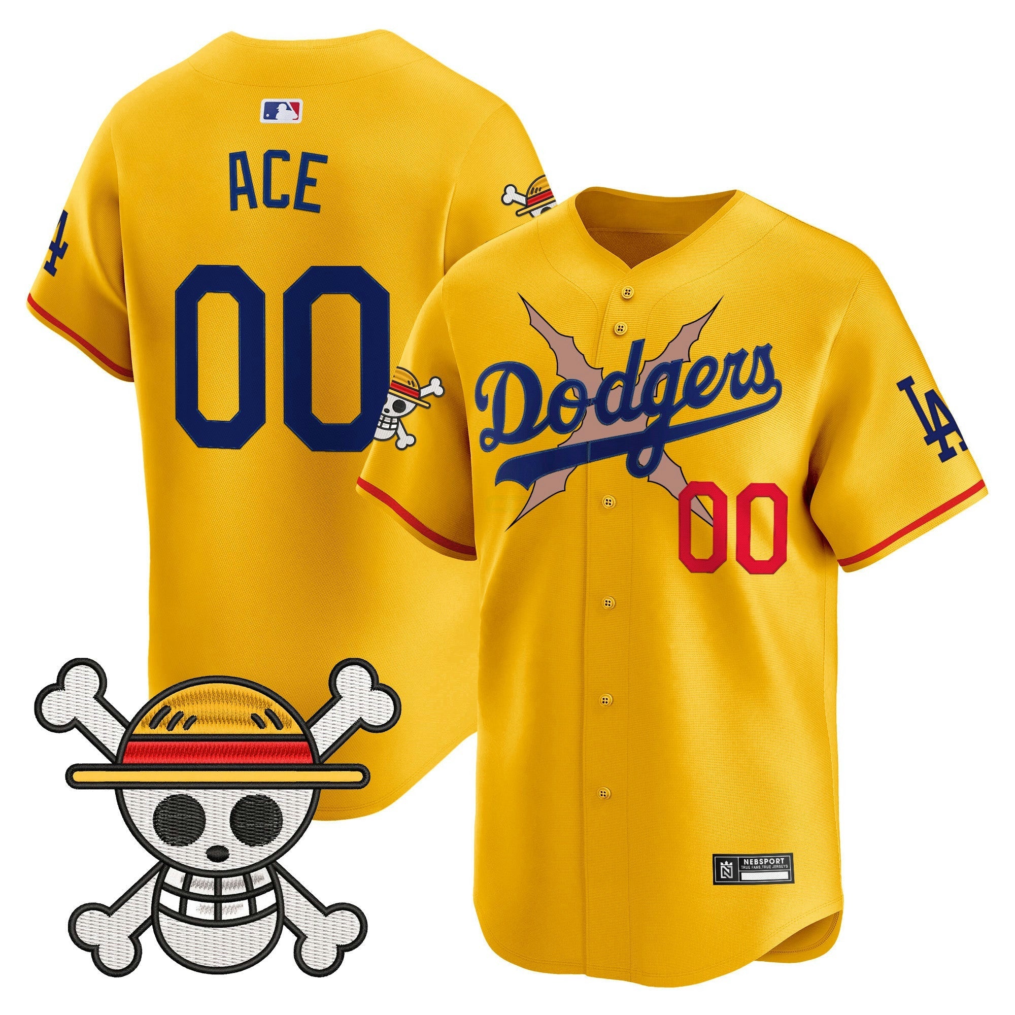 Camisa MLB Men’s Los Angeles x One Piece 2025 Vapor Premier Limited Jersey – Stitched