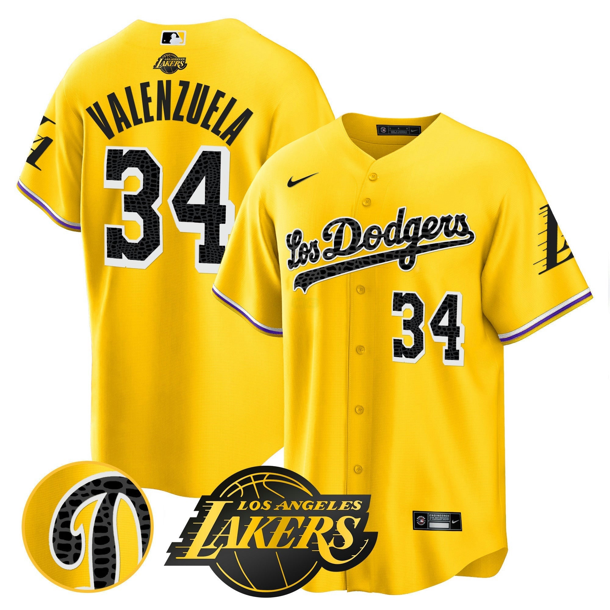 Camisa MLB Men’s Los Cool Base Mamba Jersey