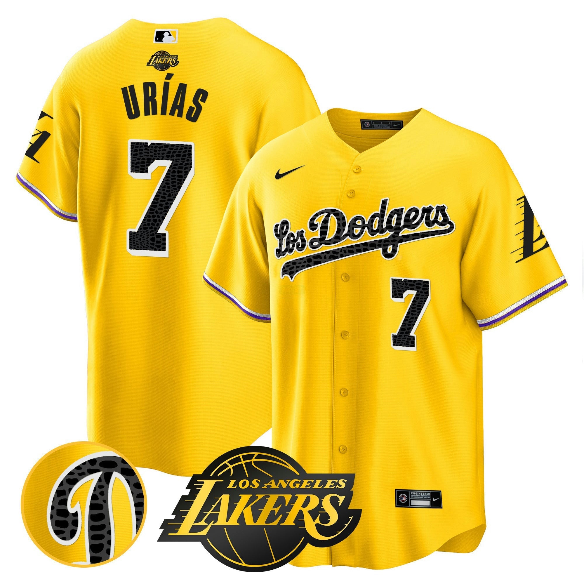 Camisa MLB Men’s Los Cool Base Mamba Jersey