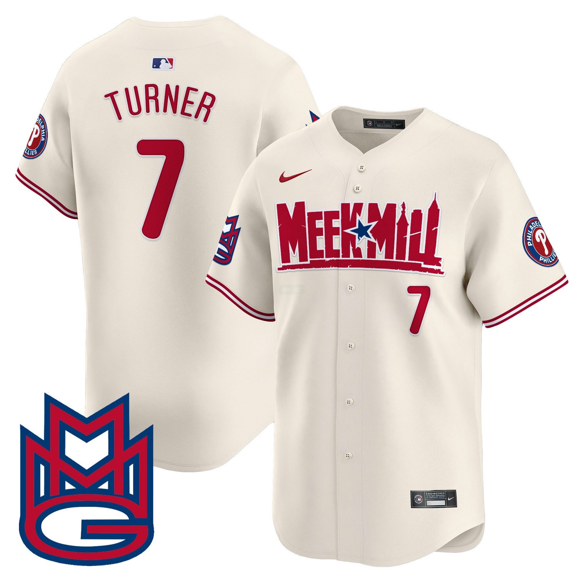 Camisa MLB Men’s Meek Mill Vapor Premier Limited Jersey