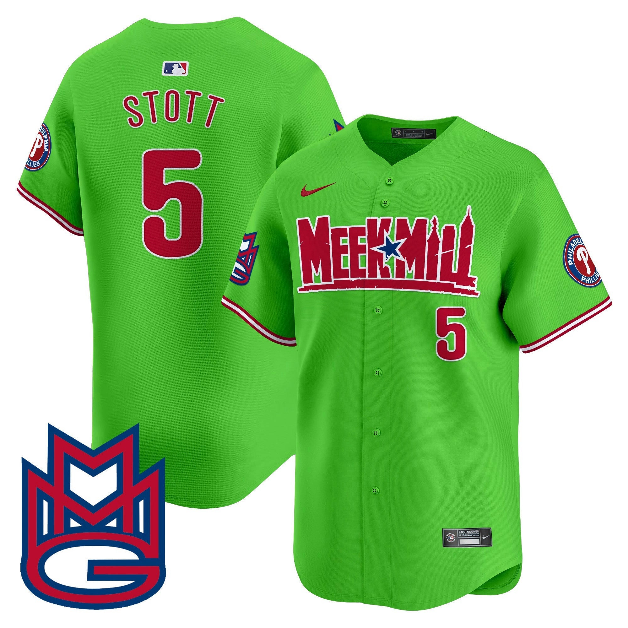 Camisa MLB Men’s Meek Mill Vapor Premier Limited Jersey