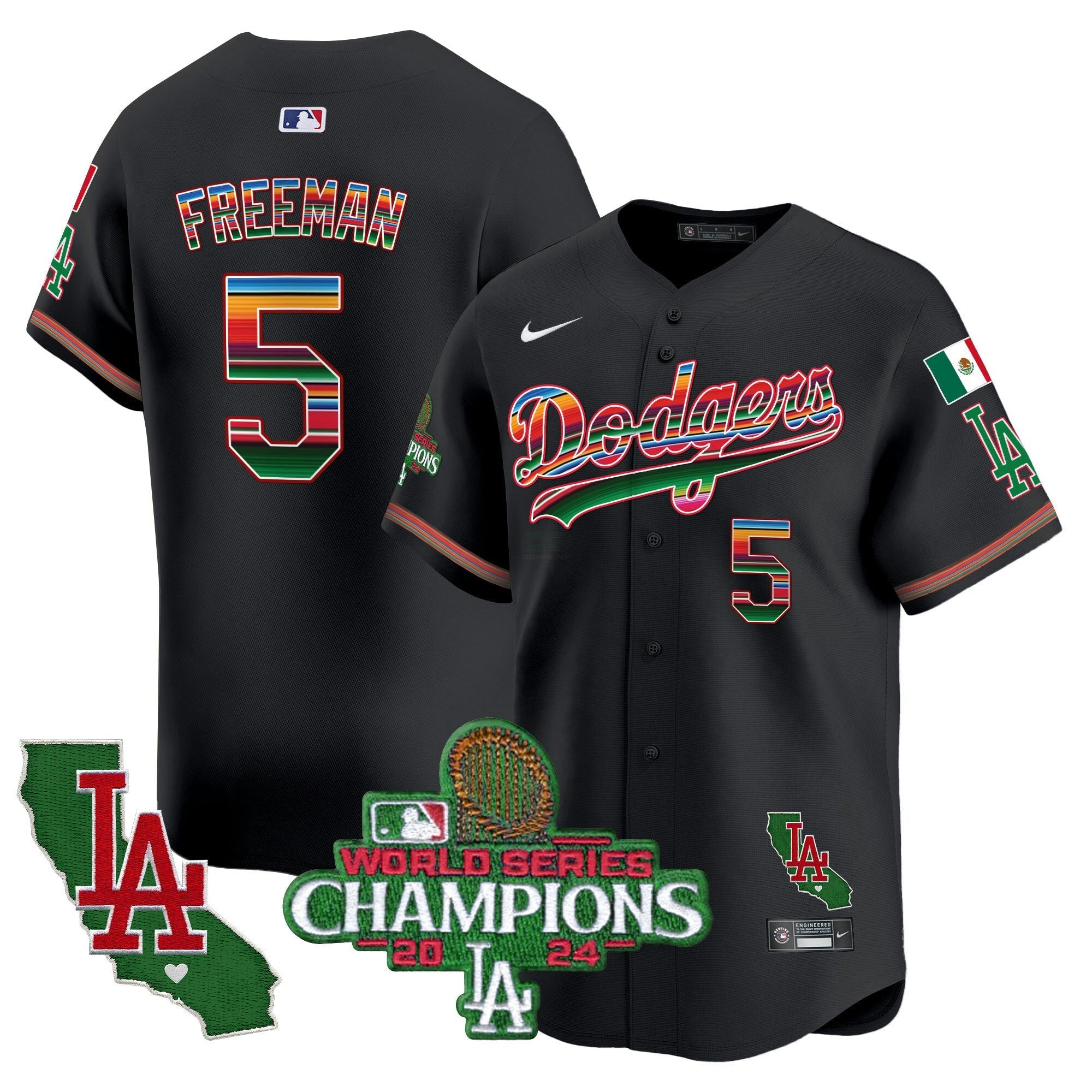 Camisa MLB Men’s Mexico 2024 World Series Champions Vapor Premier Limited Jersey