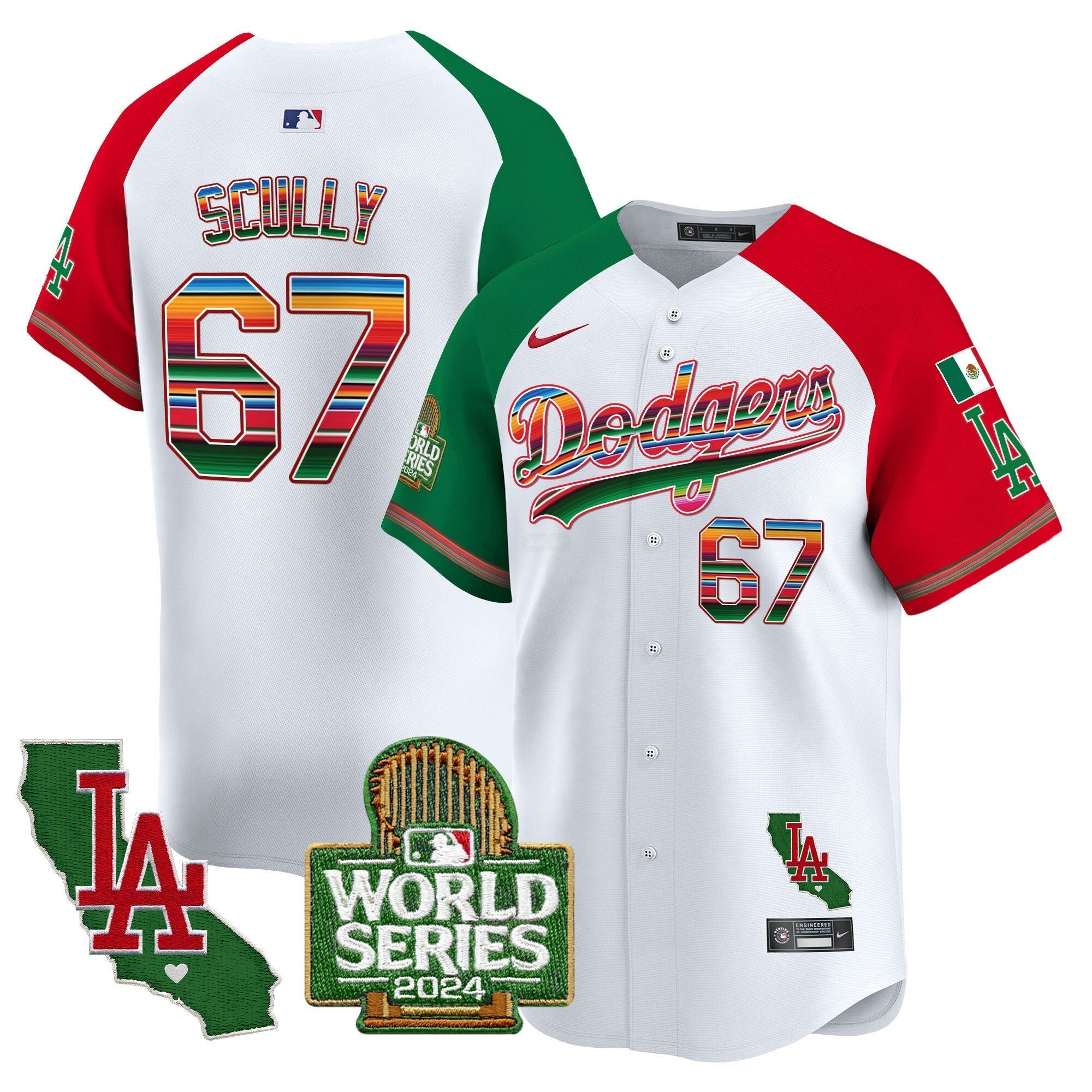 Camisa MLB Men’s Mexico 2024 World Series Vapor Premier Limited Jersey