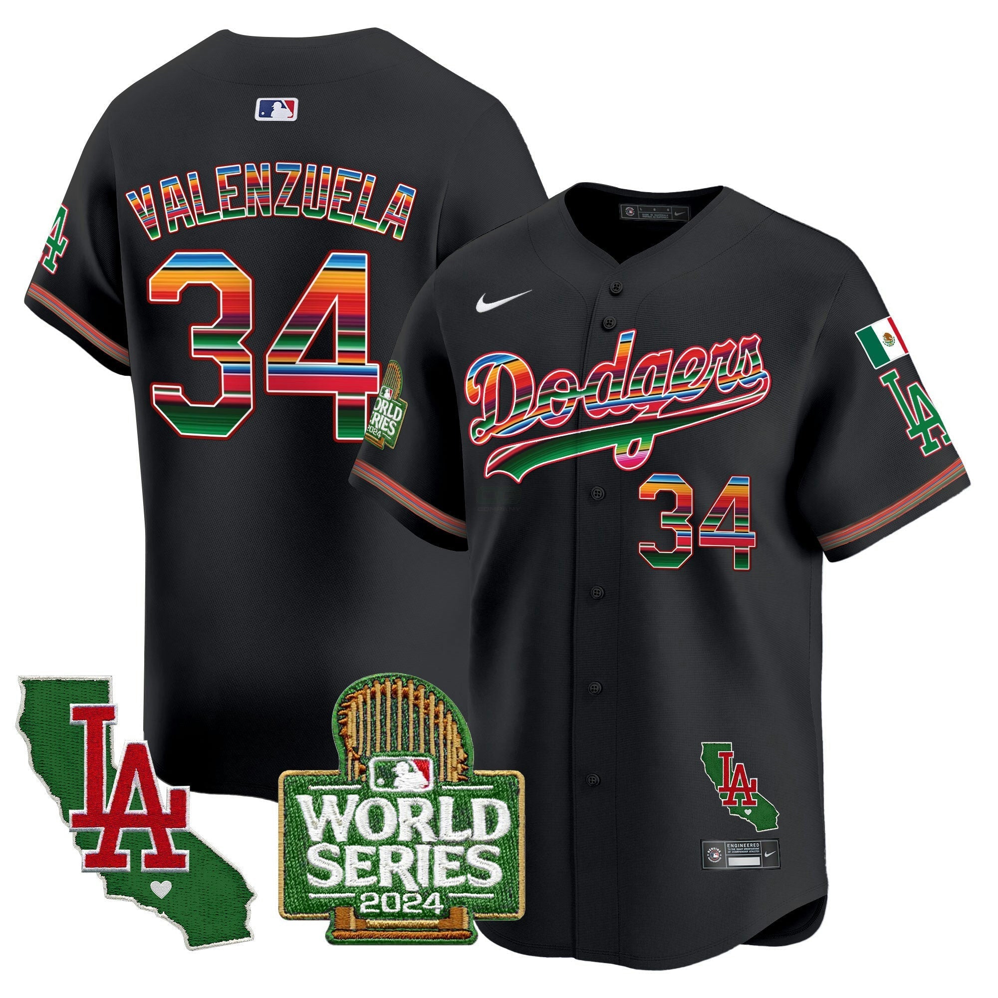 Camisa MLB Men’s Mexico 2024 World Series Vapor Premier Limited Jersey