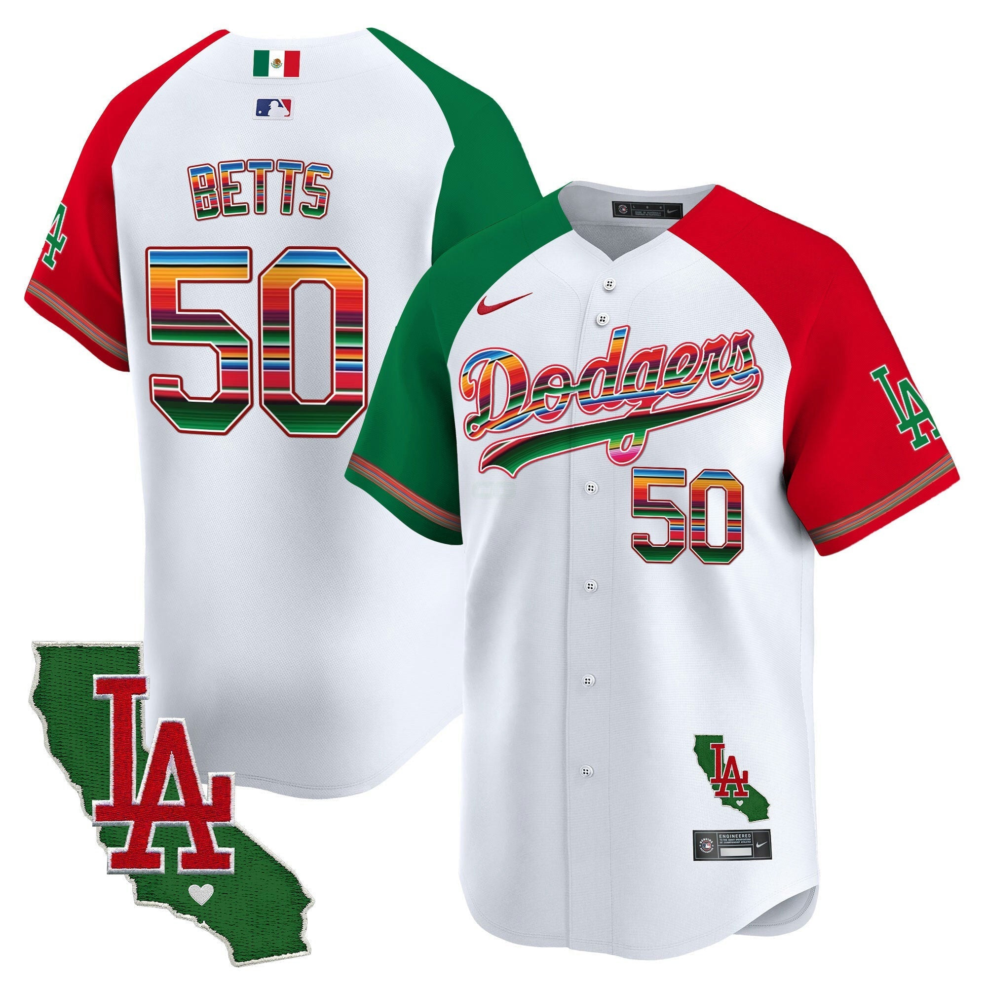 Camisa MLB Men’s Mexico California Patch Vapor Premier Limited Jersey V2