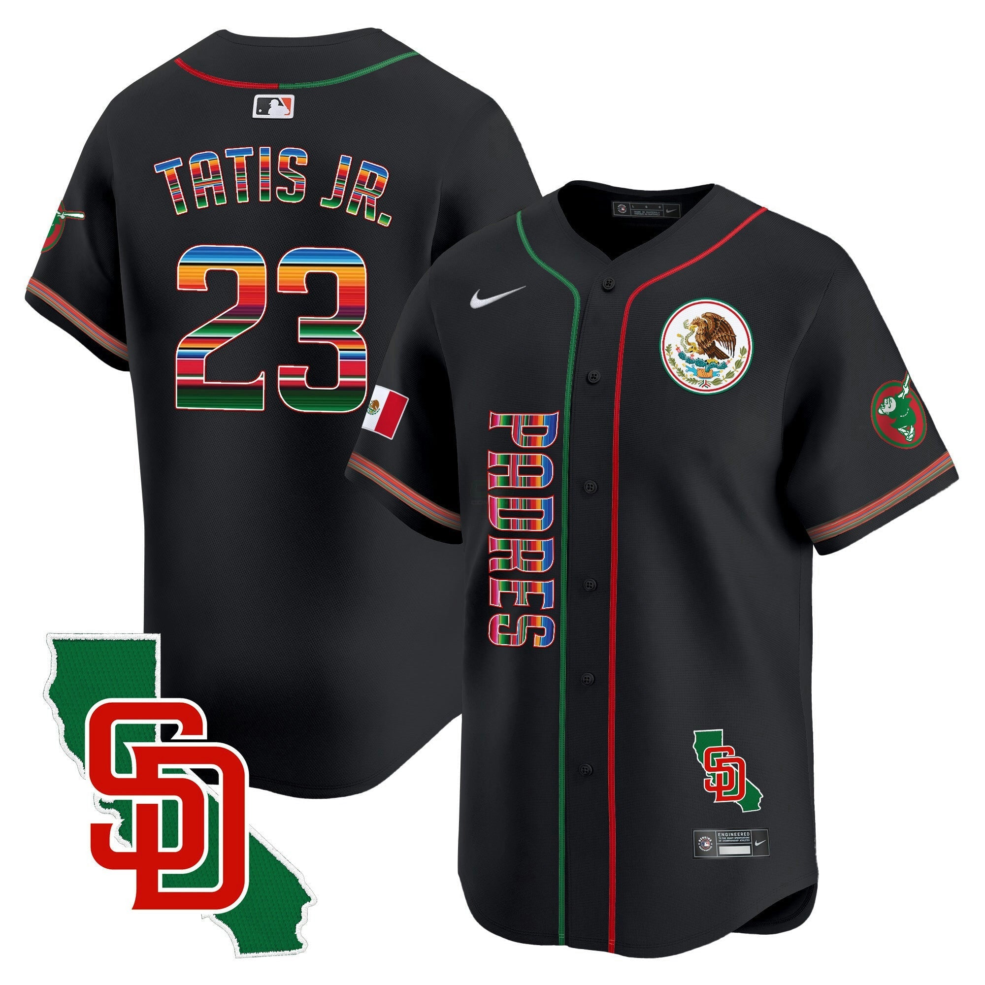 Camisa MLB Men’s Mexico California Patch Vapor Premier Limited Jersey V2