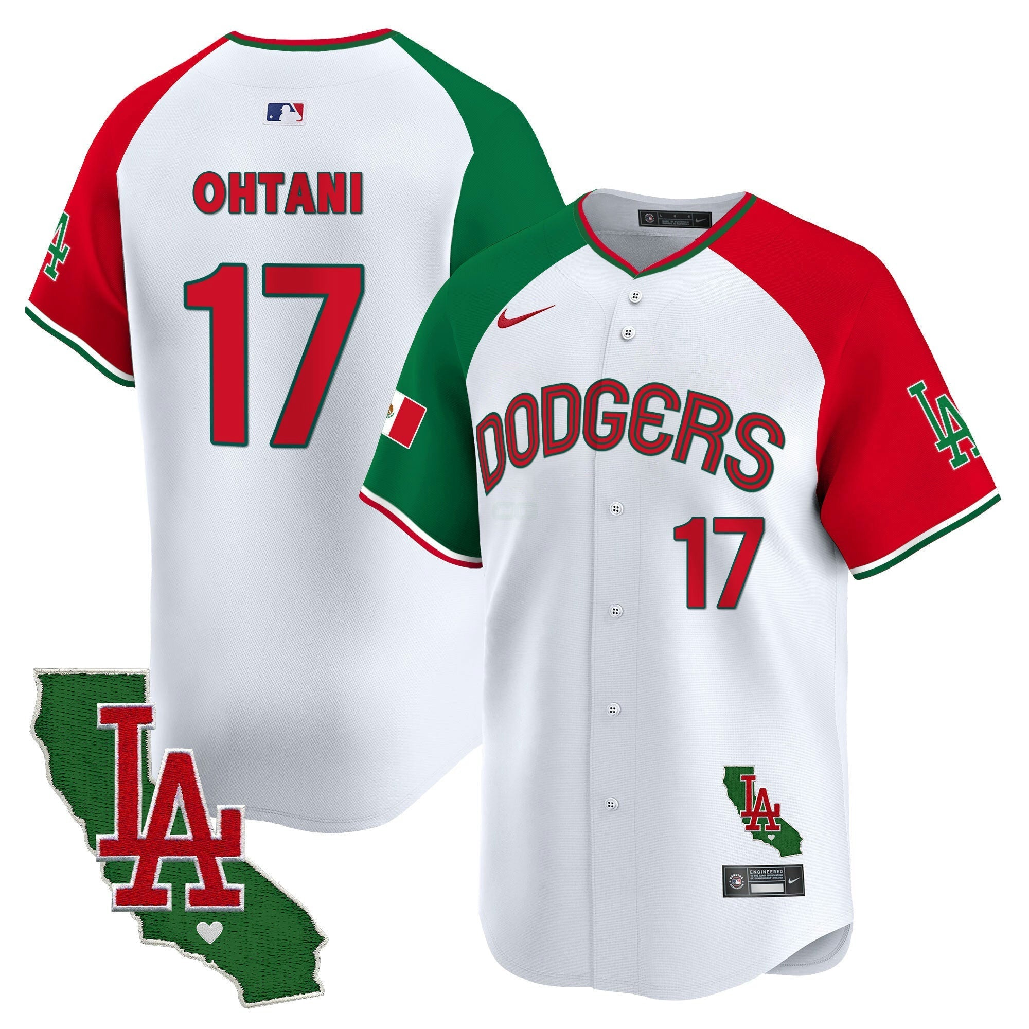 Camisa MLB Men’s Mexico California Patch Vapor Premier Limited Jersey V3