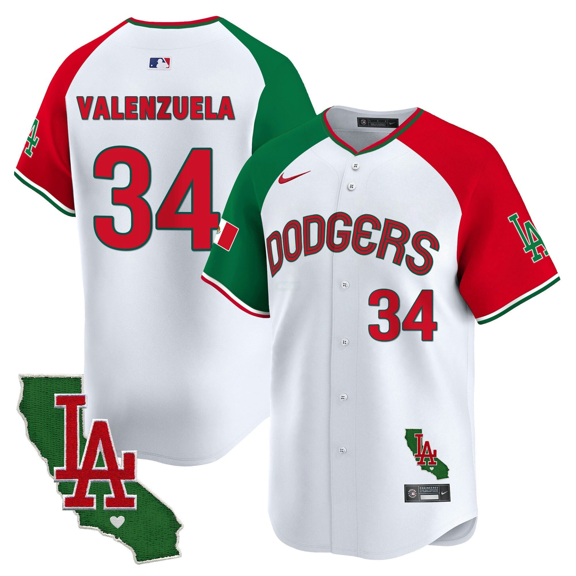 Camisa MLB Men’s Mexico California Patch Vapor Premier Limited Jersey V3