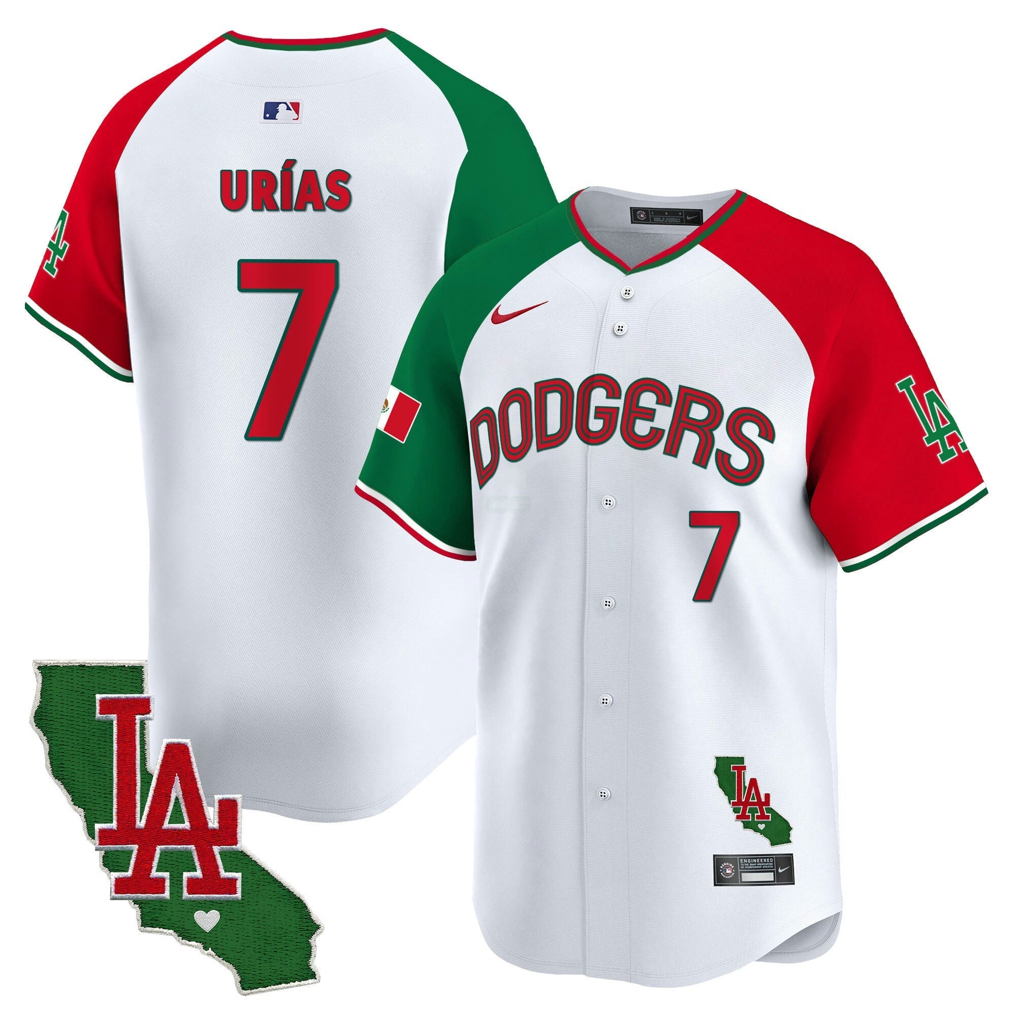 Camisa MLB Men’s Mexico California Patch Vapor Premier Limited Jersey V3